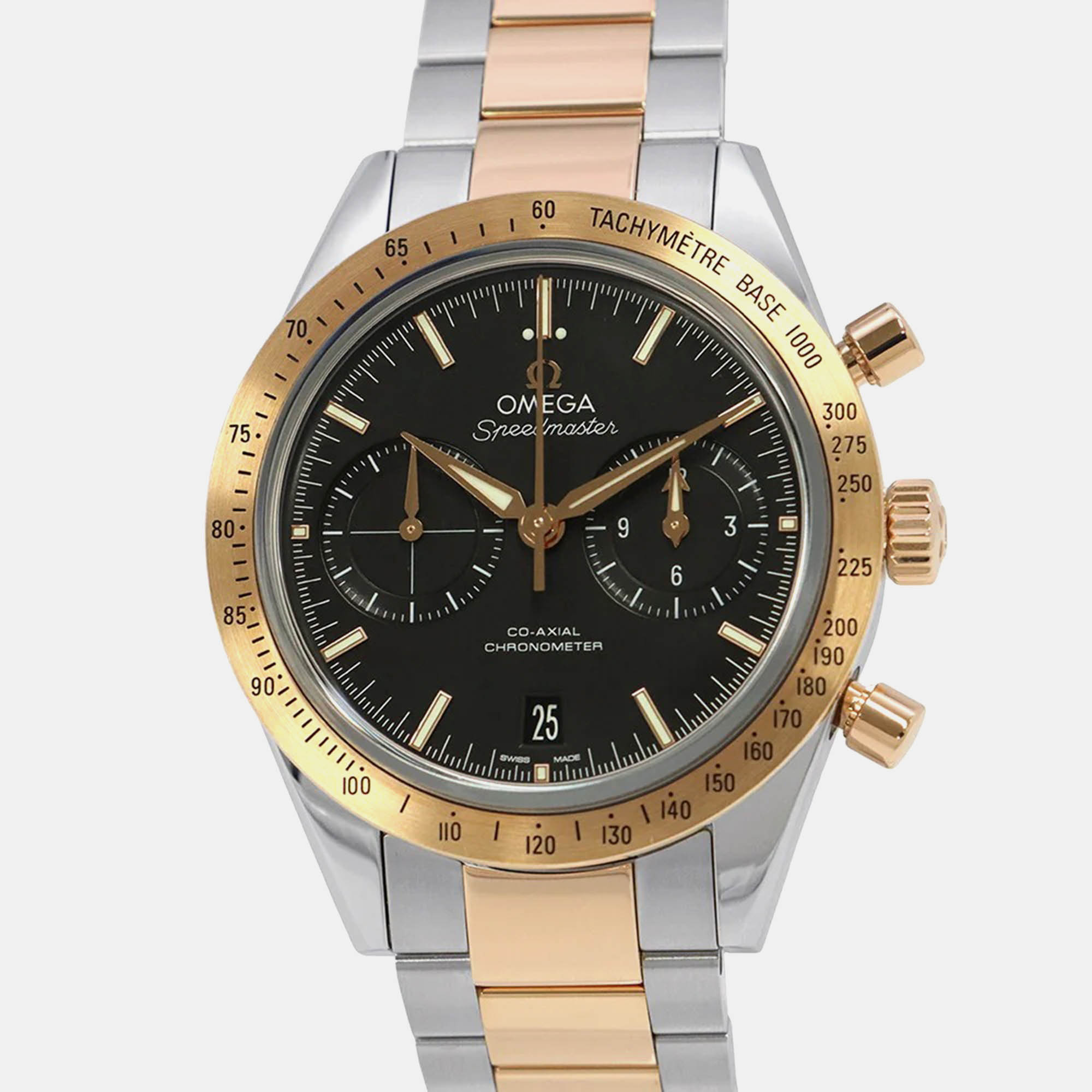 

Omega Speedmaster 331.20.42.51.01.002 Automatic Black 18k Rose Gold Stainless Steel Men's Wristwatch 41.5 mm