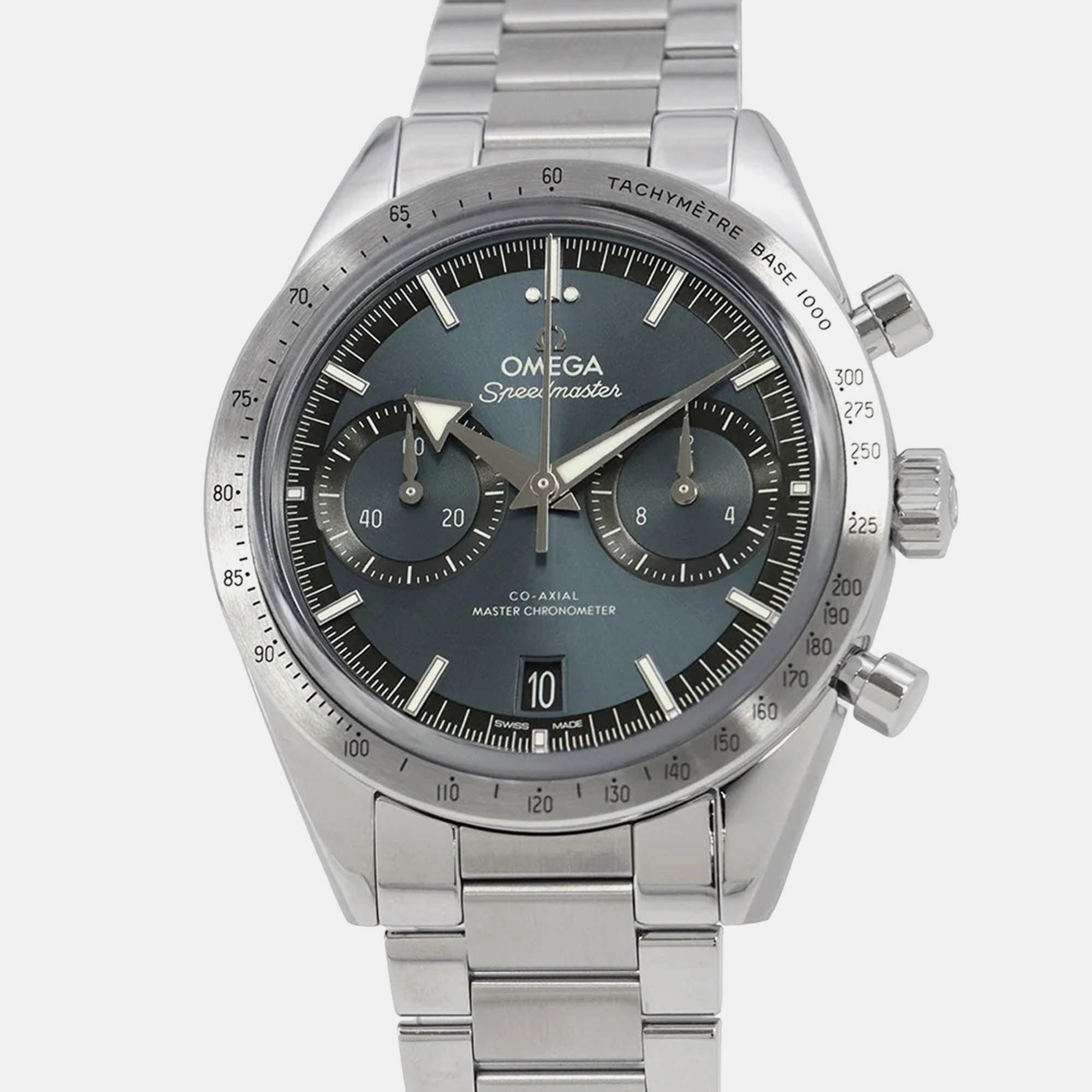 

Omega Speedmaster 332.10.41.51.03.001 Manual Winding Blue Stainless Steel Men's Wristwatch 40.5 mm