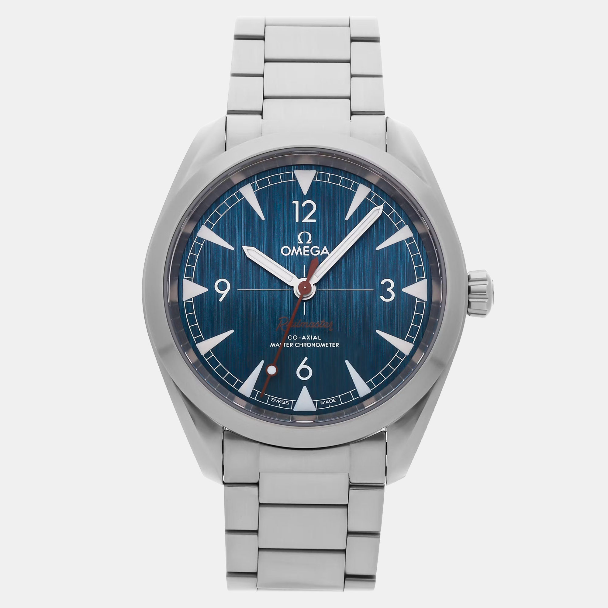 

Pre-Owned Omega Seamaster Railmaster 220.10.40.20.03.001, Blue
