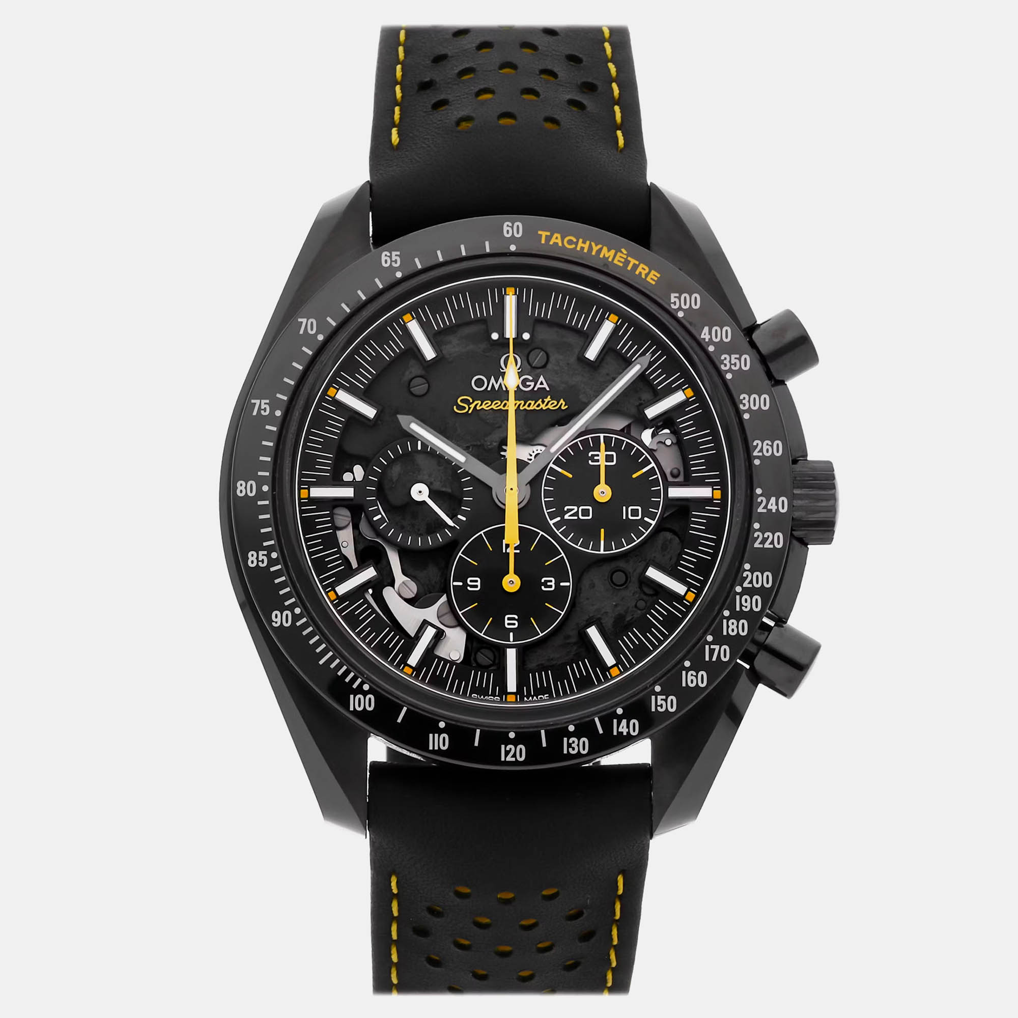 

Pre-Owned Omega Speedmaster Moonwatch Chronograph "Dark Side of the Moon" Apollo 8 311.92.44.30.01.001, Black