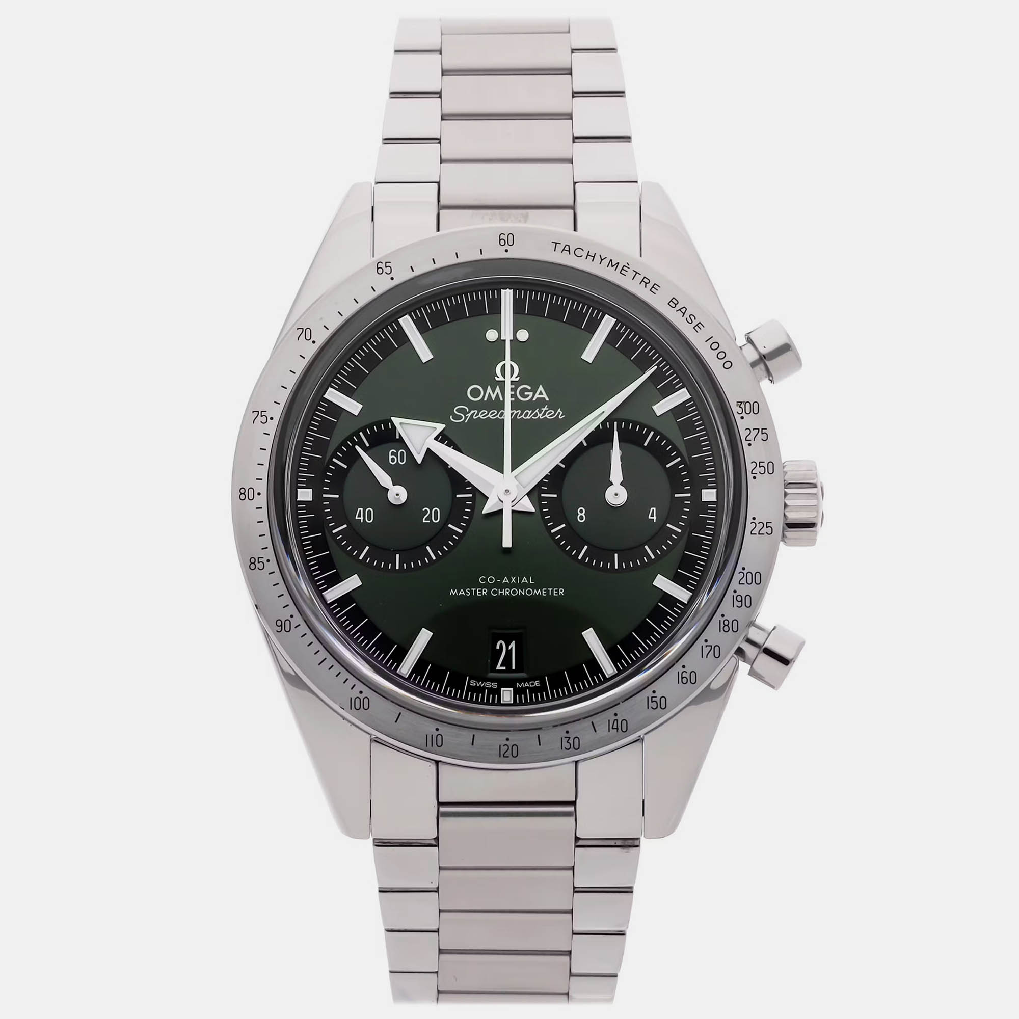 

Pre-Owned Omega Speedmaster '57 Chronograph 332.10.41.51.10.001, Green