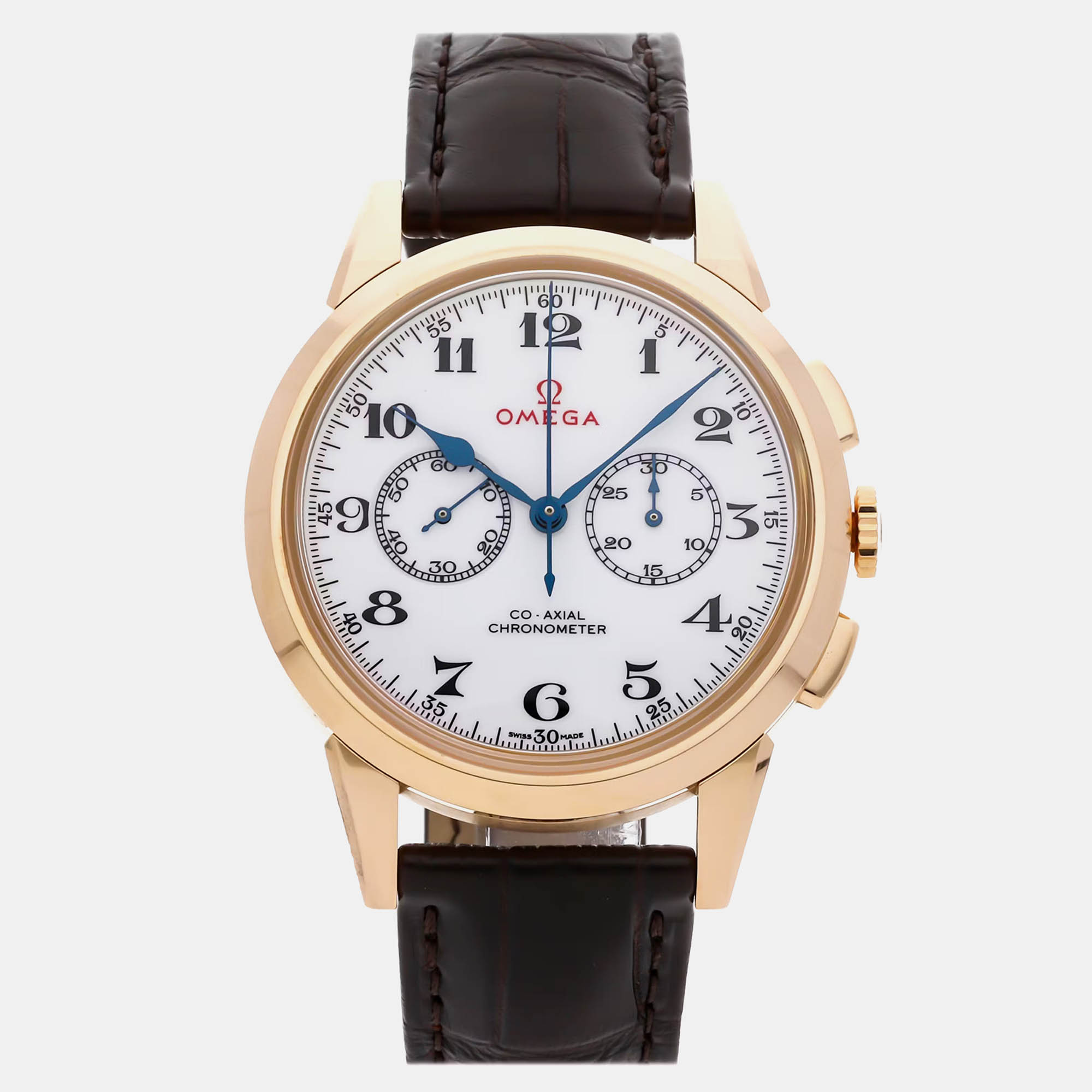 Pre-owned Omega Olympic Games Collection 522.53.39.50.04.001 In White