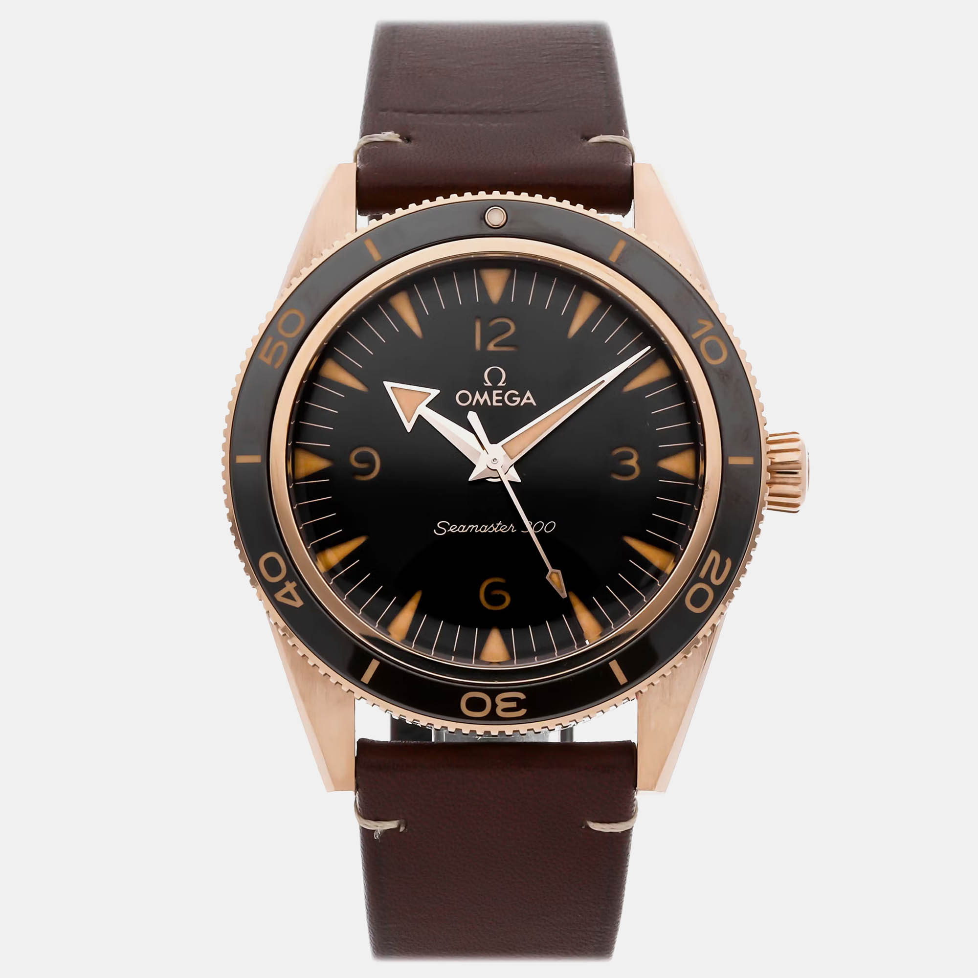 

Pre-Owned Omega Seamaster 300 234.92.41.21.10.001, Brown