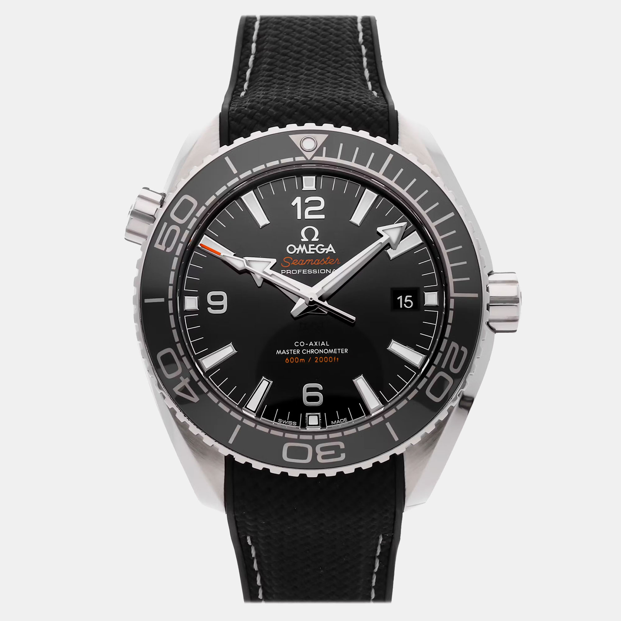 

Pre-Owned Omega Seamaster Planet Ocean 600M 215.33.44.21.01.001, Black