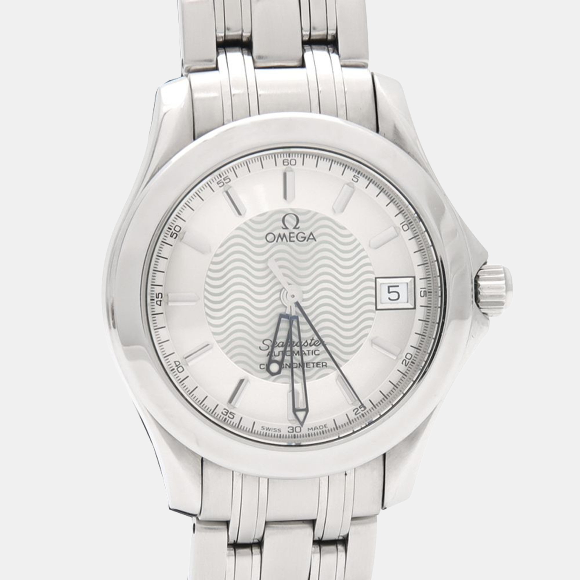 

Omega Seamaster Automatic Stainless Stainless Steel Mens Wristwatch 36 mm, Silver