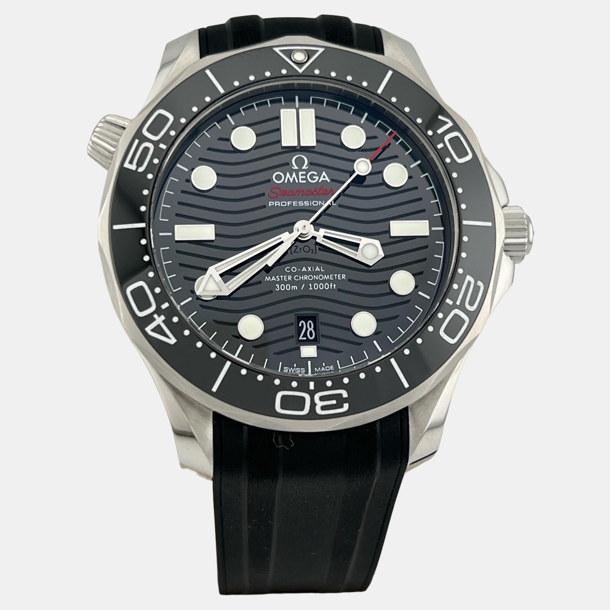 

Omega Seamaster Diver 210.32.42.20.01.001 Automatic Blue Stainless Steel Men's Wristwatch 42 mm, Black