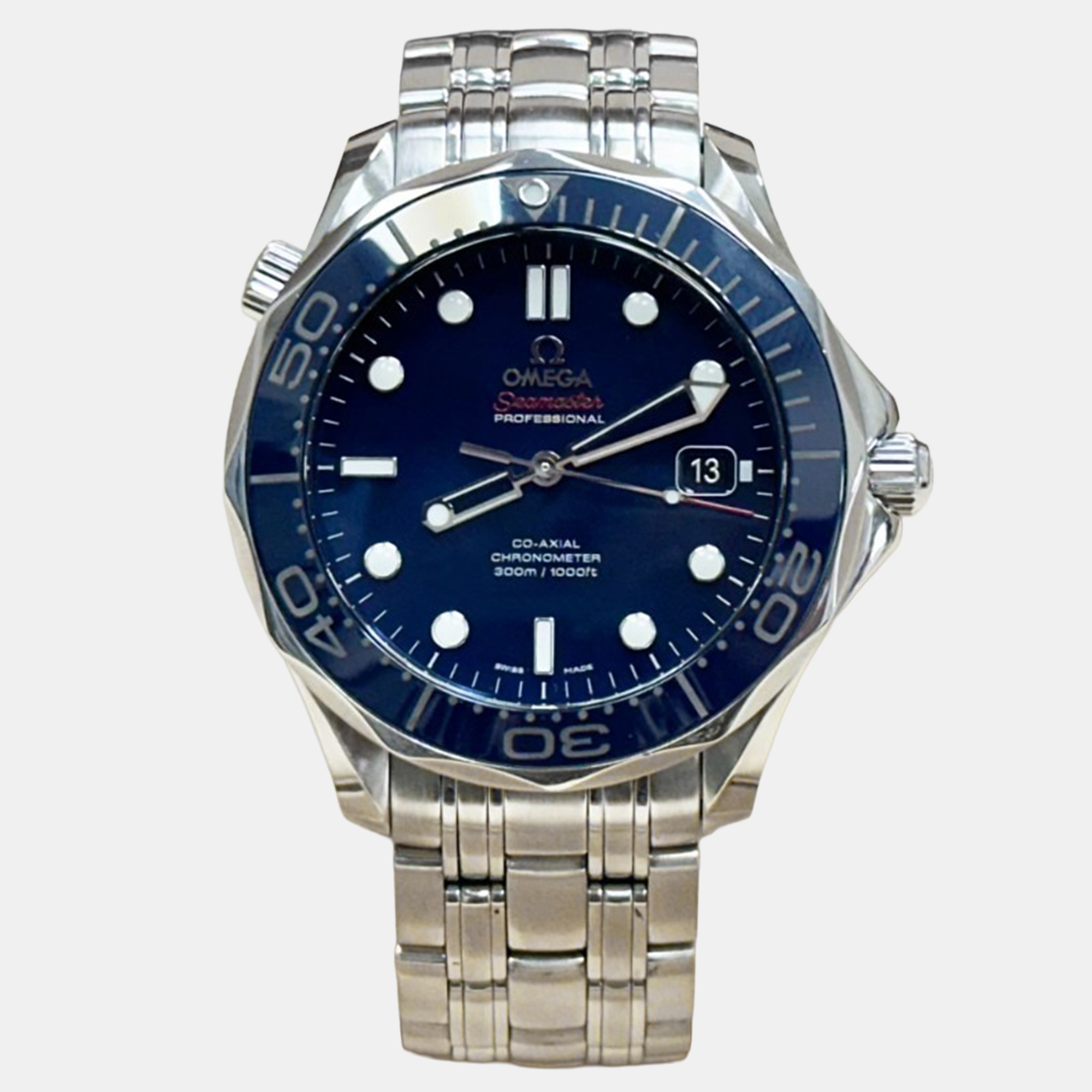 

Omega Seamaster Diver 212.30.41.20.03.001 Automatic Blue Stainless Steel Men's Wristwatch 41 mm