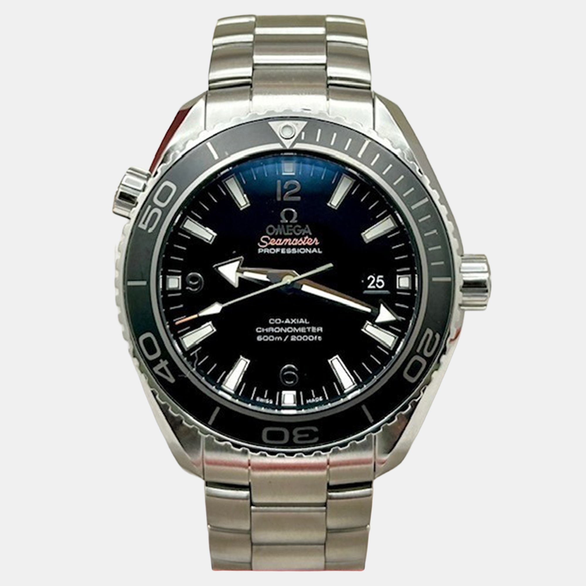 

Omega Seamaster Planet Ocean 232.30.46.21.01.001 Automatic Stainless Steel Men's Wristwatch 45.5 mm, Black