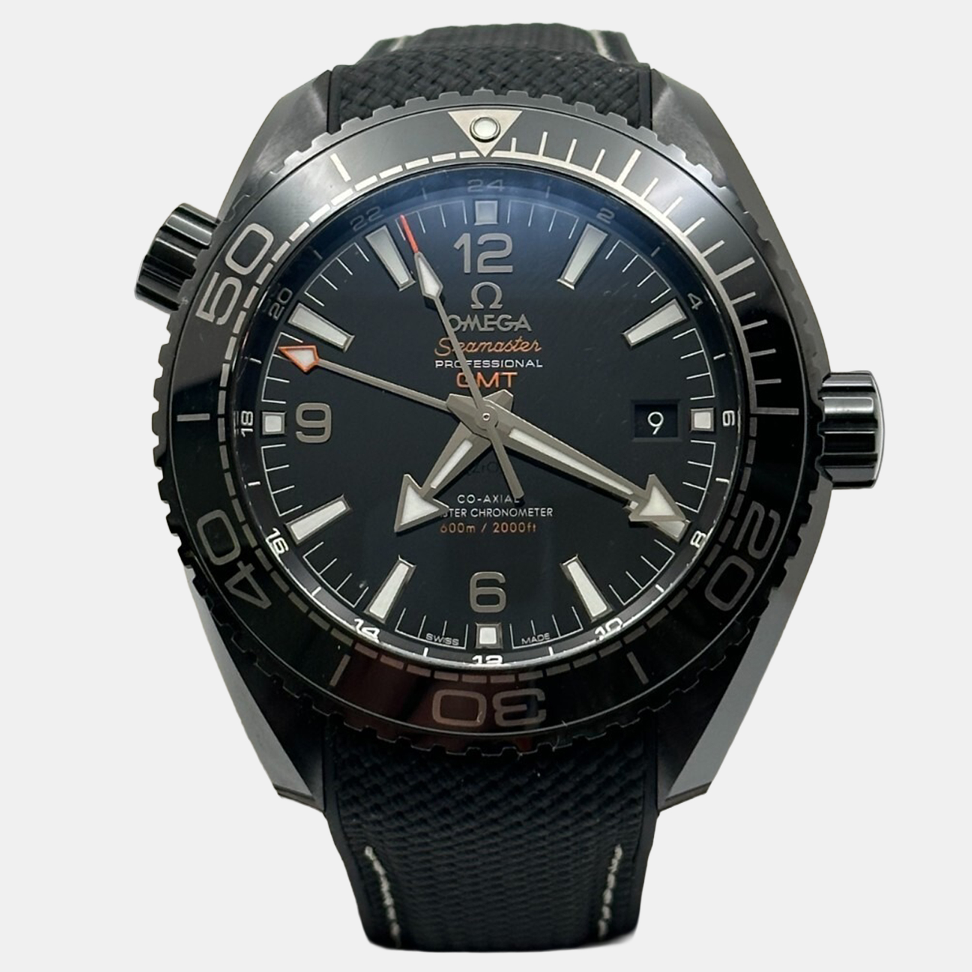

Omega Seamaster Planet Ocean Black 215.92.46.22.01.001 Automatic Black Stainless Steel Men's Wristwatch 45.5 mm