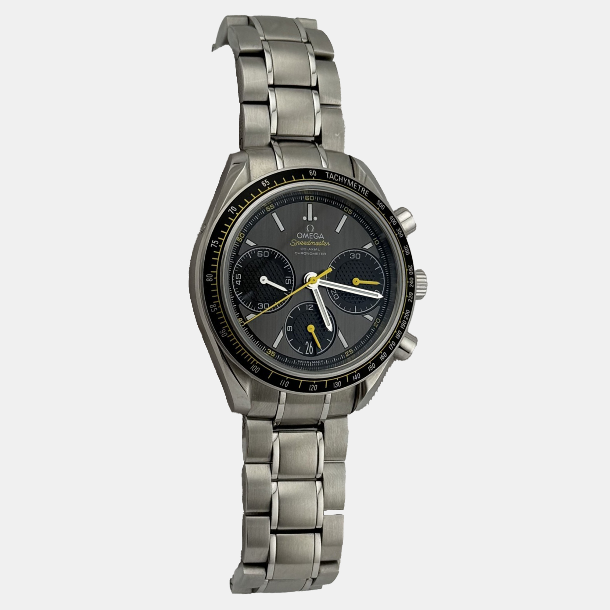 

Omega Speedmaster Racing 326.30.40.50.06.001 Automatic Stainless Steel Men's Wristwatch 40 mm, Grey