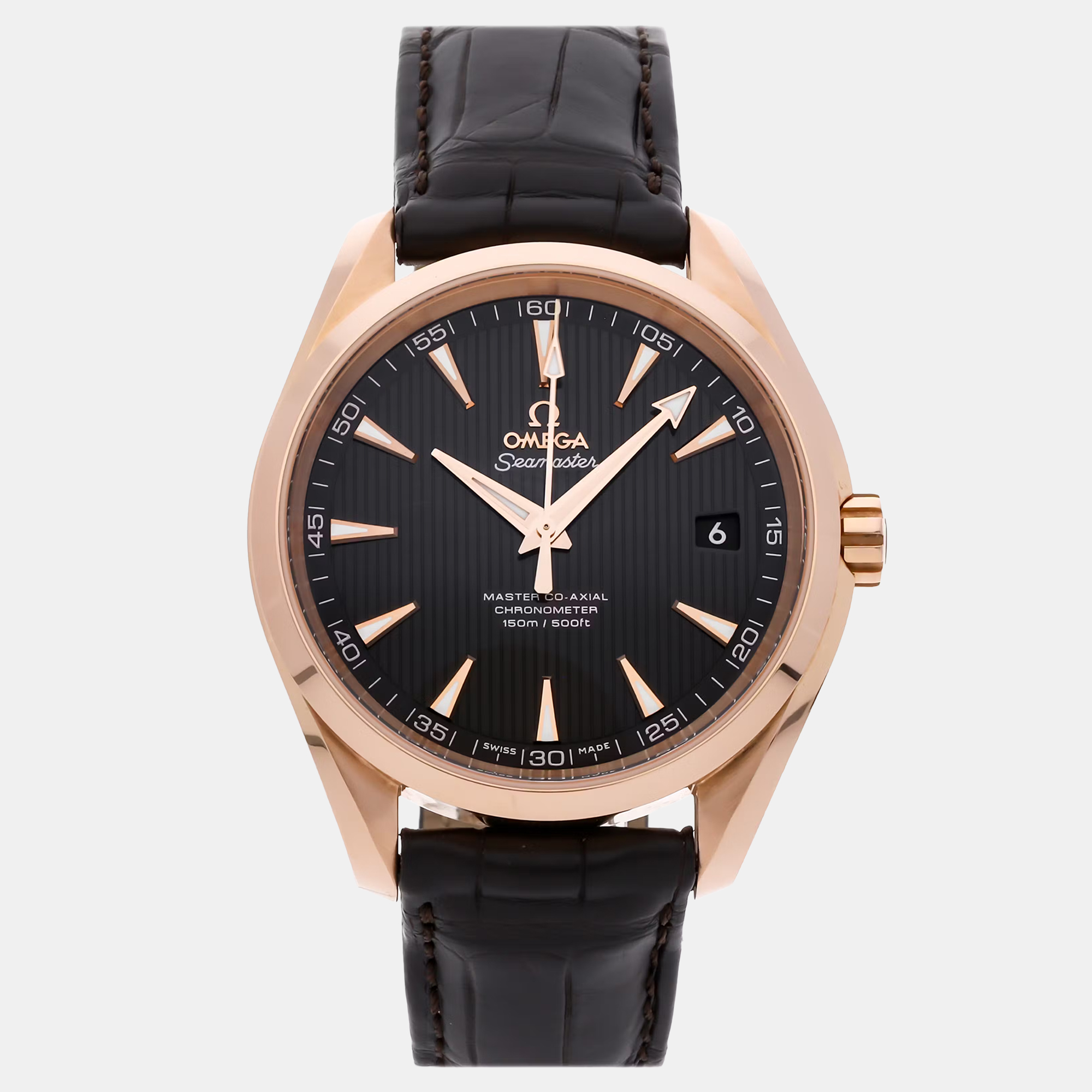 

Pre-Owned Omega Seamaster Aqua Terra 150M 231.53.42.21.06.002 Automatic Men's Watch 41 mm, Grey