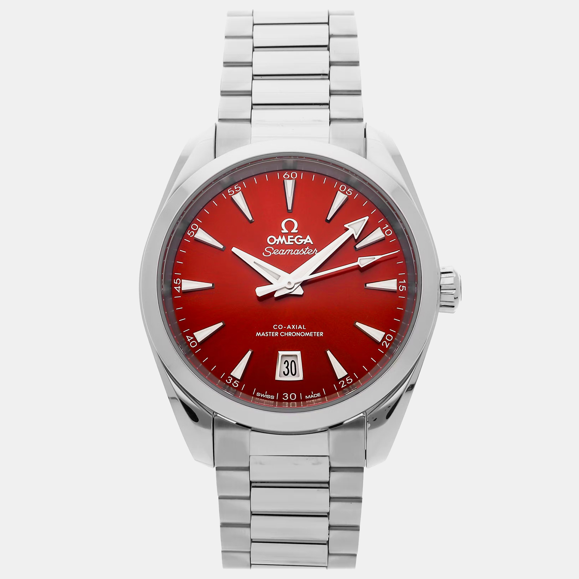 

Pre-Owned Omega Seamster Aqua Terra Shades 220.10.38.20.13.003, Red