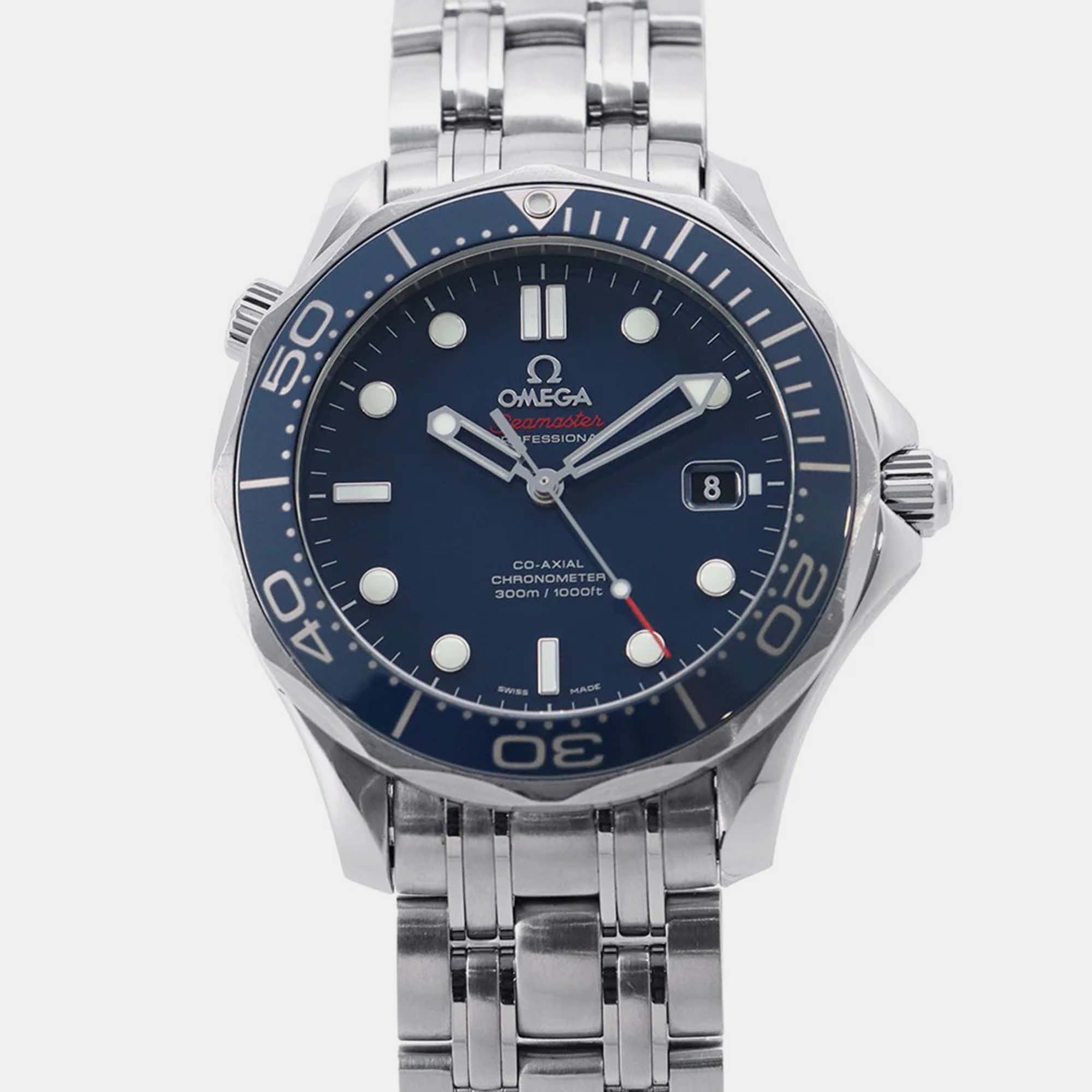 

Omega Seamaster 212.30.41.20.03.001 Automatic Blue Stainless Steel Men's Wristwatch 41 mm