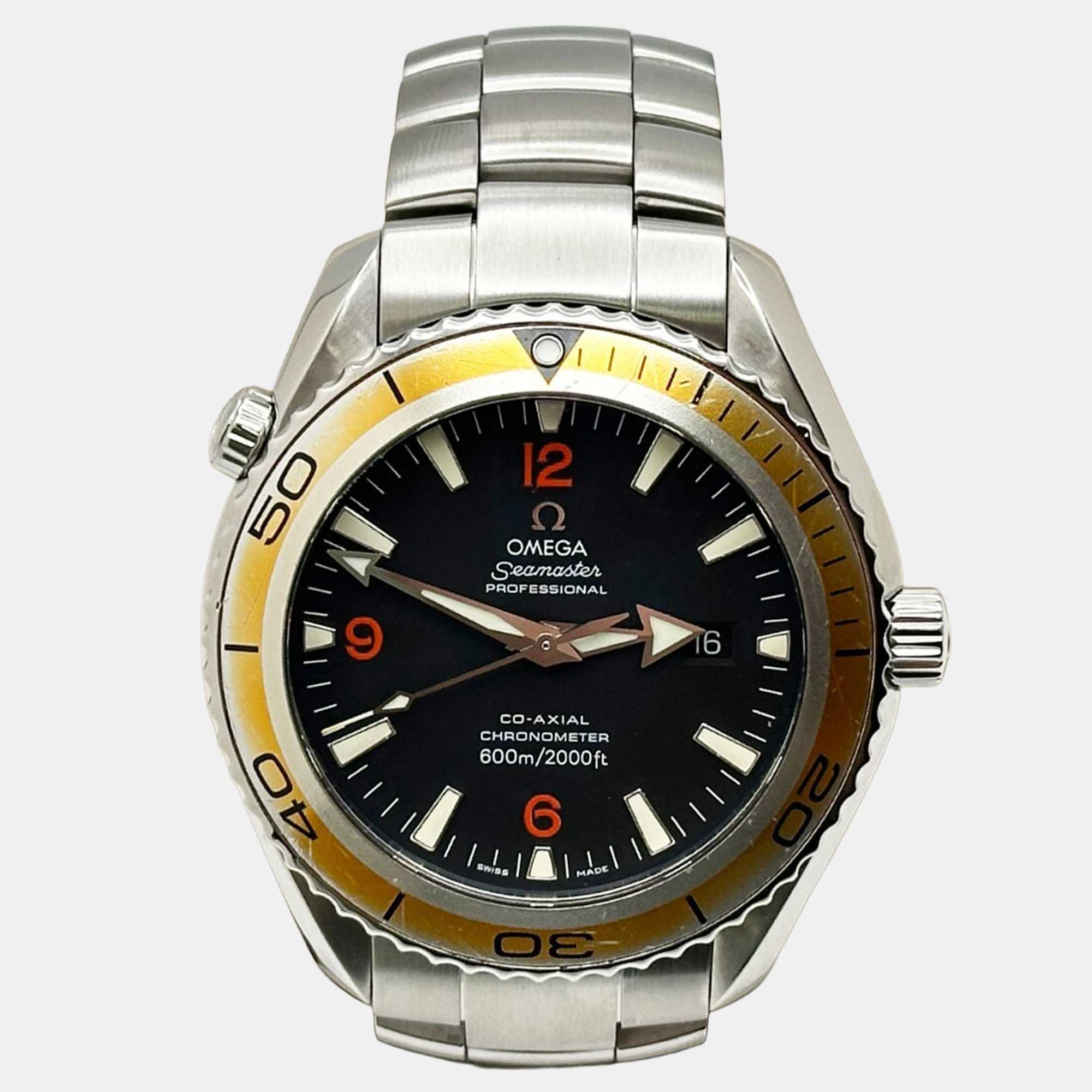 

Omega Seamaster Planet Ocean 2909.50.83 Automatic Black Dial Stainless Steel Men's Wristwatch