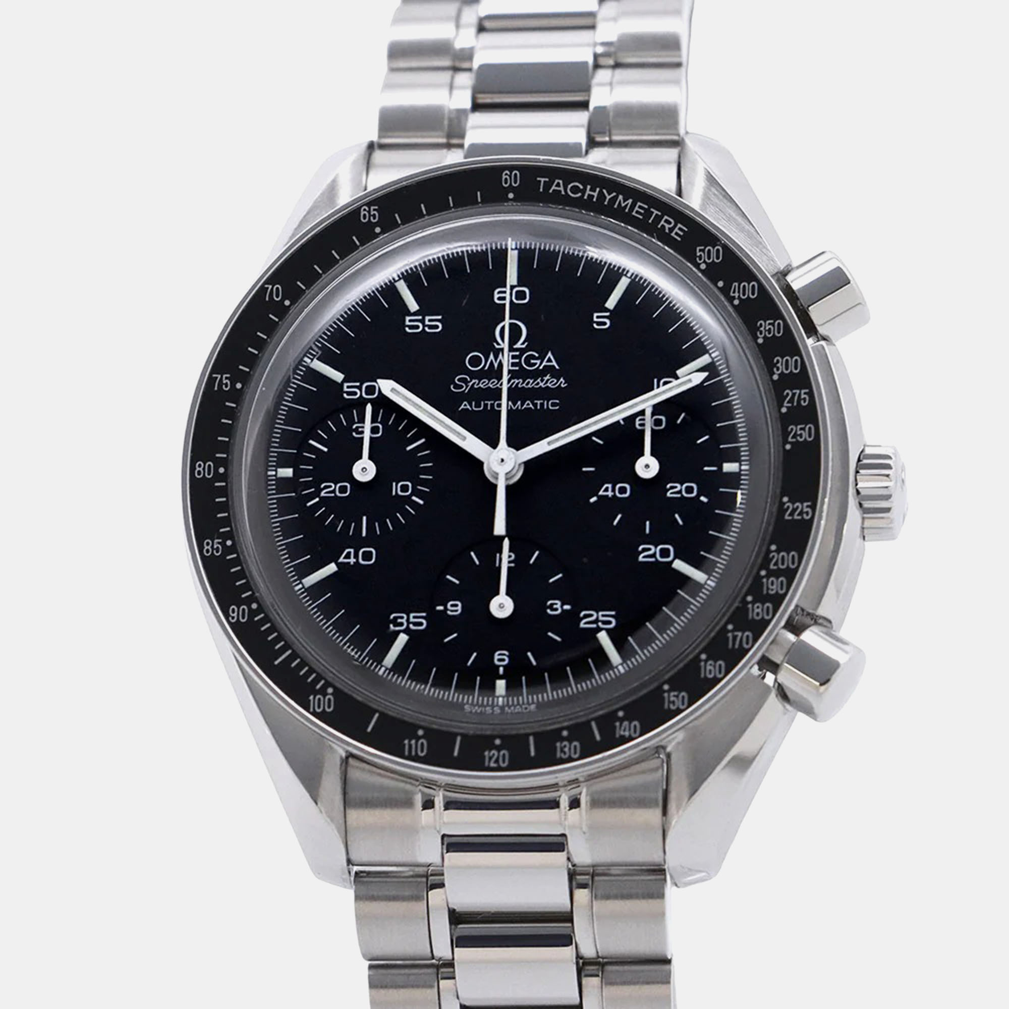 

Omega Speedmaster 3510.50 Automatic Black Stainless Steel Men's Wristwatch 39 mm