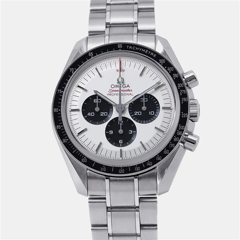 

Omega Speedmaster 522.30.42.30.04.001 Manual Winding Silver Stainless Steel Men's Wristwatch 42 mm, White