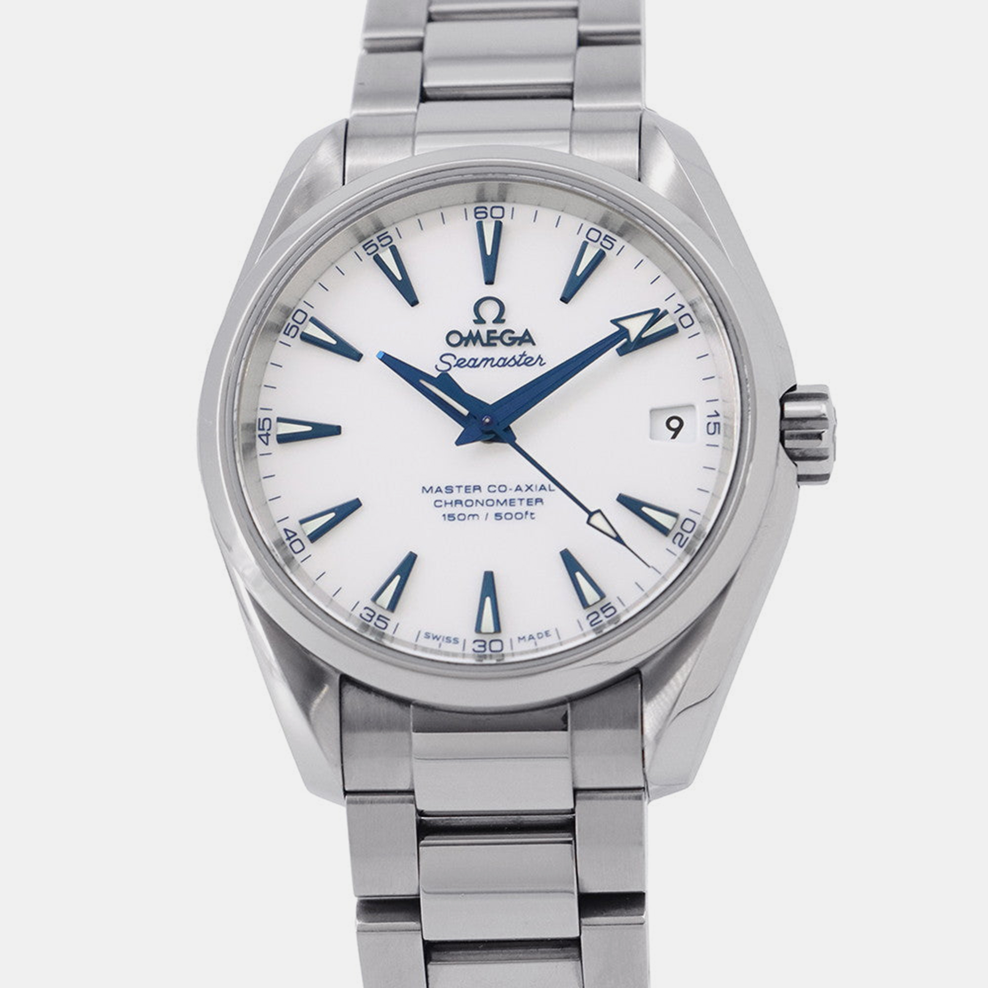 Omega Seamaster Aqua Terra 231.90.39.21.04.001 Automatic White Titanium Men’s Wristwatch 38.5 mm