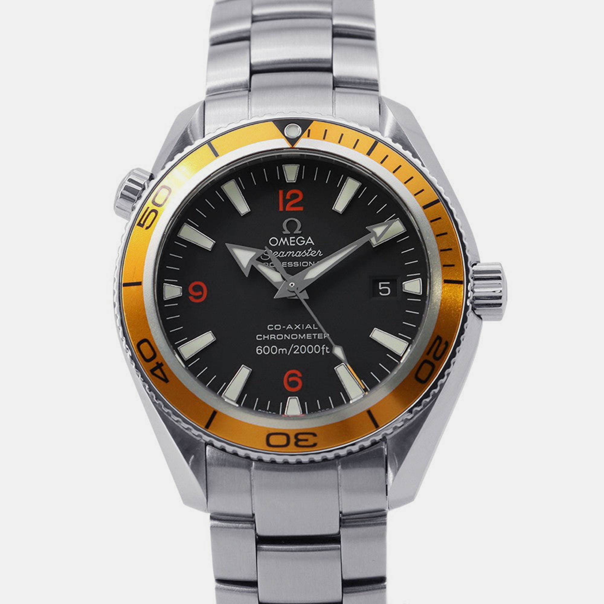Omega Seamaster Planet Ocean 2209.50.00 Automatic Black Stainless Steel Men’s Wristwatch 42 mm