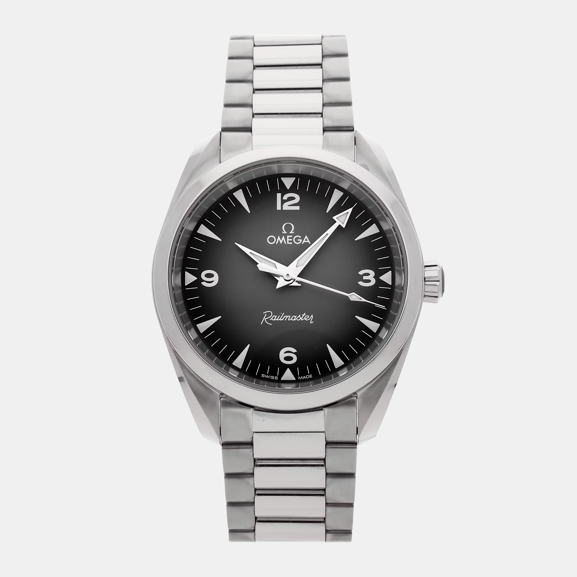 

Pre-Owned Omega Seamaster Railmaster 235.10.38.20.06.001, Black