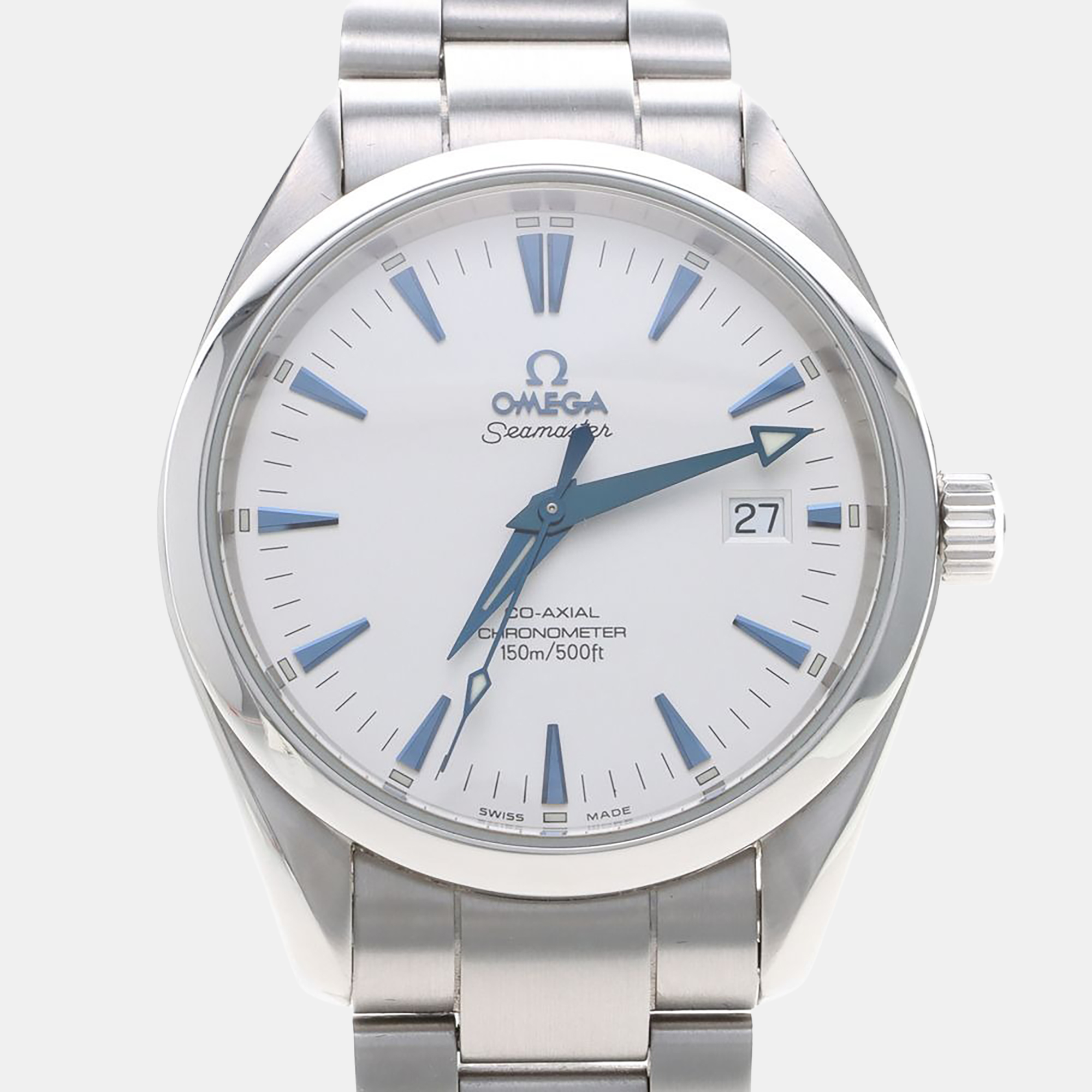 

Omega Seamaster Aqua Terra Automatic White Stainless Steel Men's Wristwatch