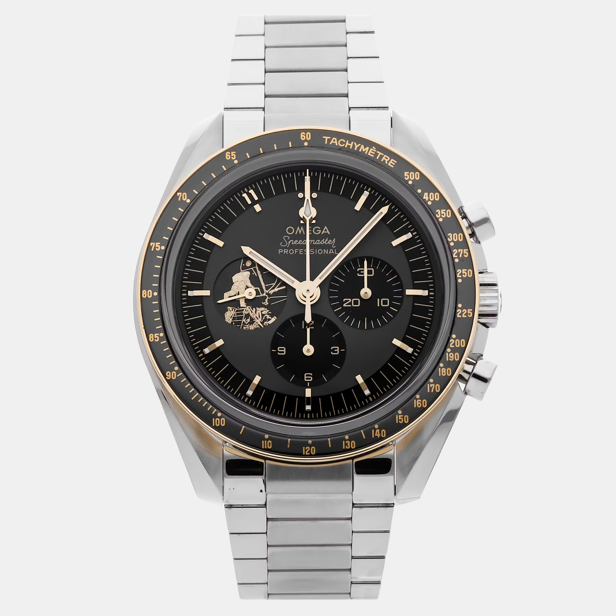 

Pre-Owned Omega Speedmaster Moonwatch Apollo 11 50th Anniversary Limited Edition 310.20.42.50.01.001 Grey Manual Winding Stainless Steel Men's Wristwatch 42 MM