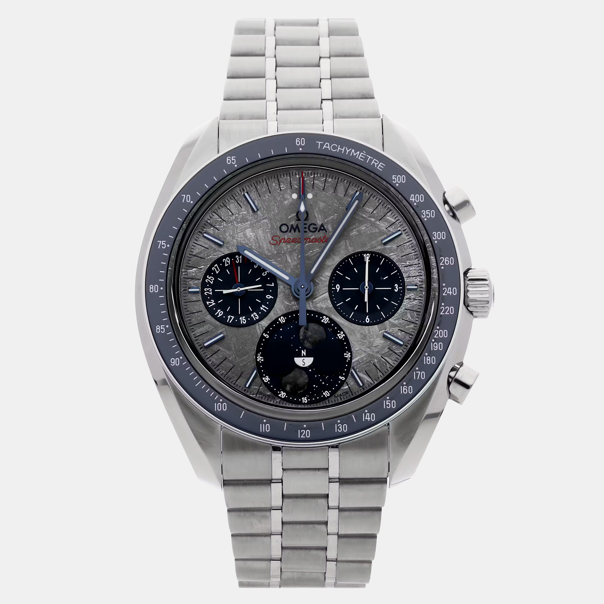 

Pre-Owned Omega Speedmaster 304.30.43.52.06.001 Grey Manual Winding Stainless Steel Men's Wristwatch 43 MM