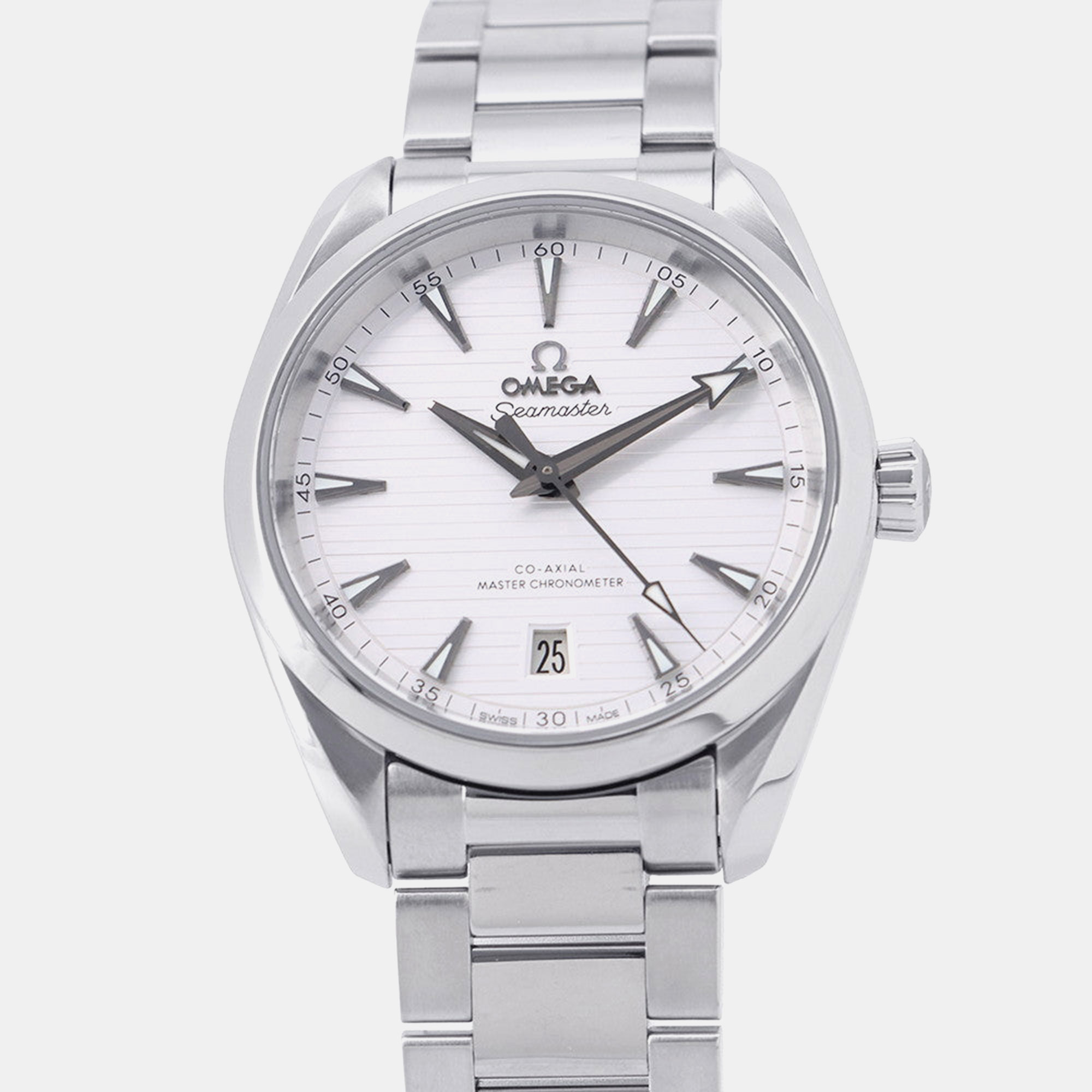 Omega Seamaster Aqua Terra 220.10.38.20.02.001 Automatic Silver Stainless Steel Men’s Wristwatch 38 mm