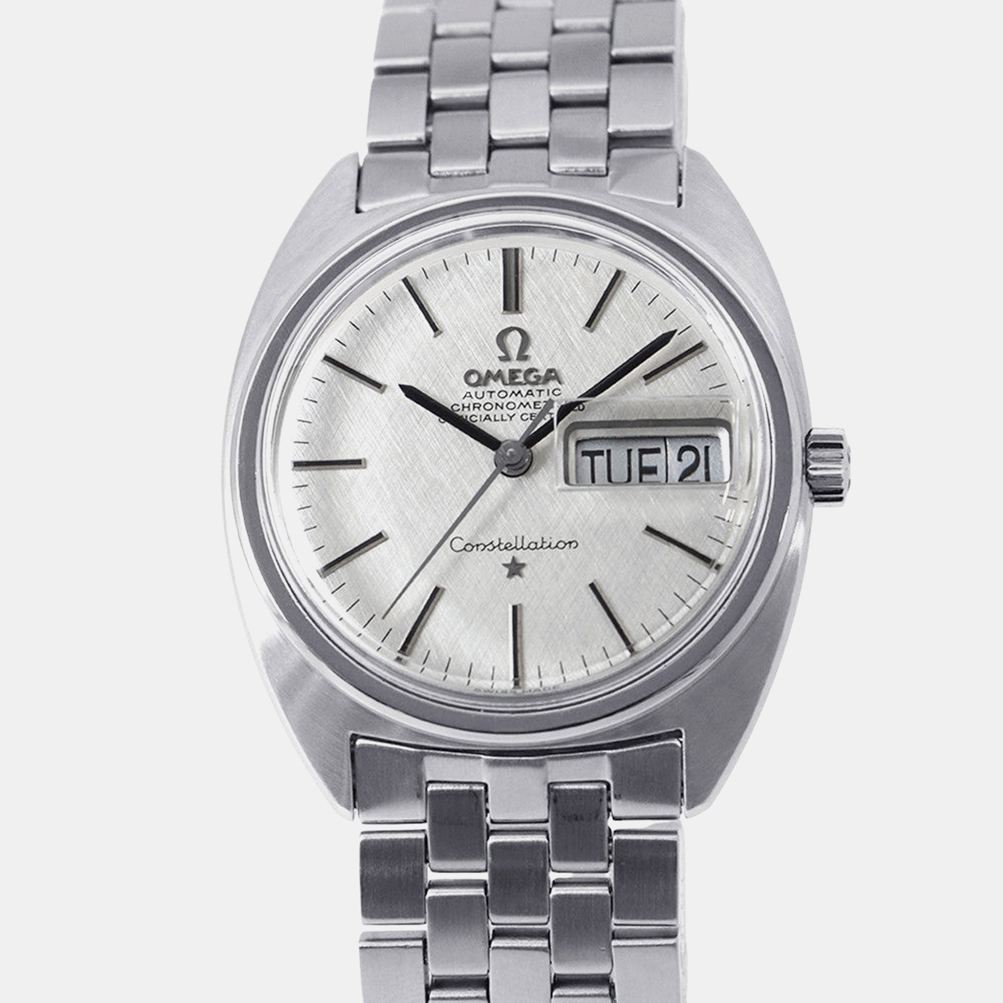 

Omega Constellation 168.019 Automatic Silver Stainless Steel Men's Wristwatch 35 mm