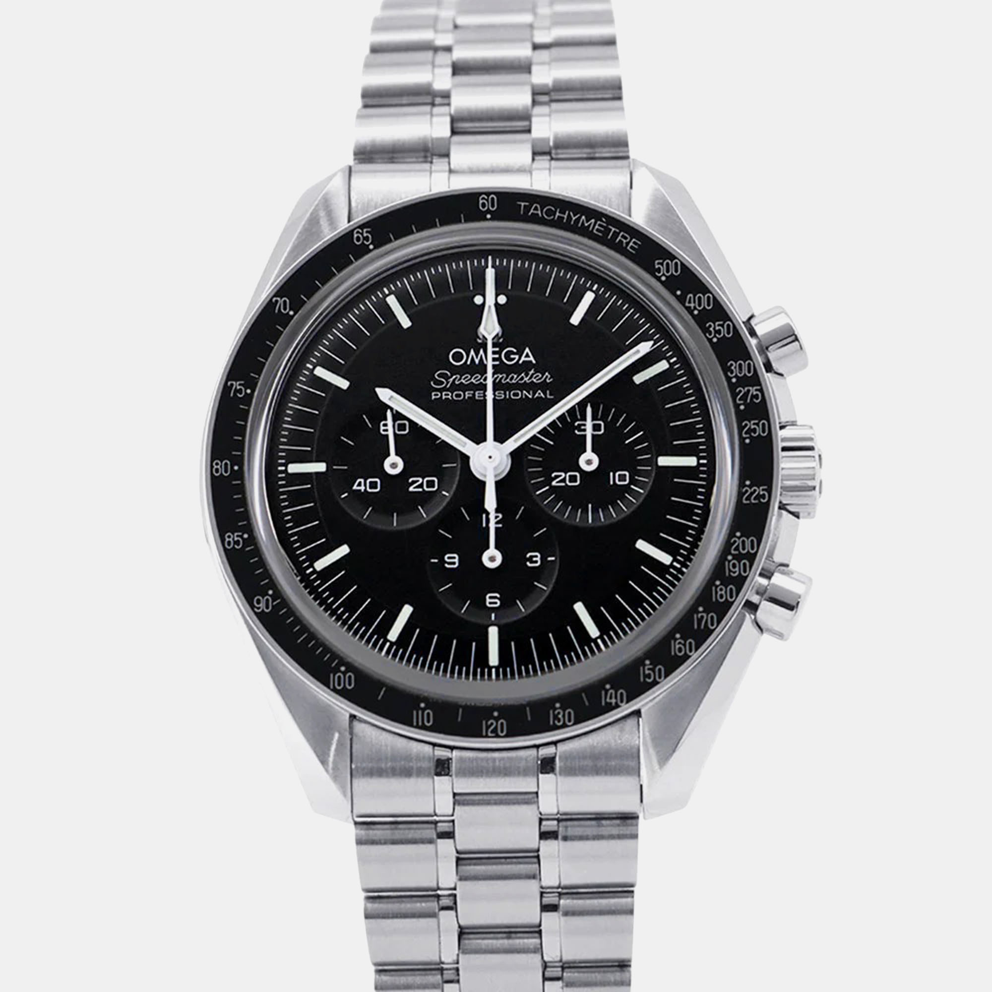 

Omega Speedmaster Moonwatch 310.30.42.50.01.002 Manual Winding Black Stainless Steel Men's Wristwatch 42 mm