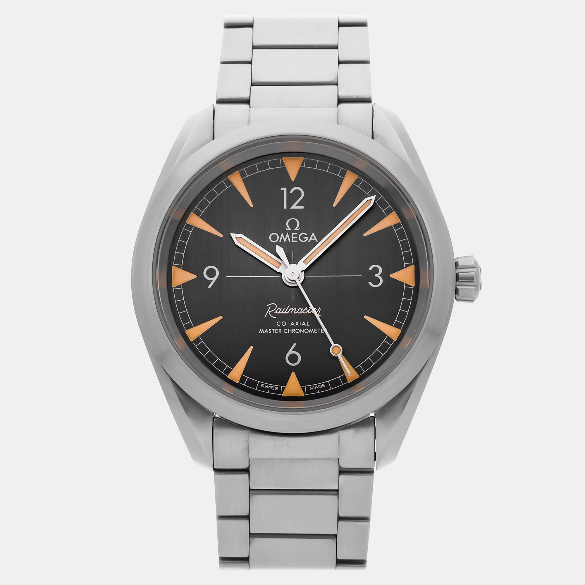 

Pre-Owned Omega Seamaster Railmaster 220.10.40.20.01.001 Automatic 40 mm, Black