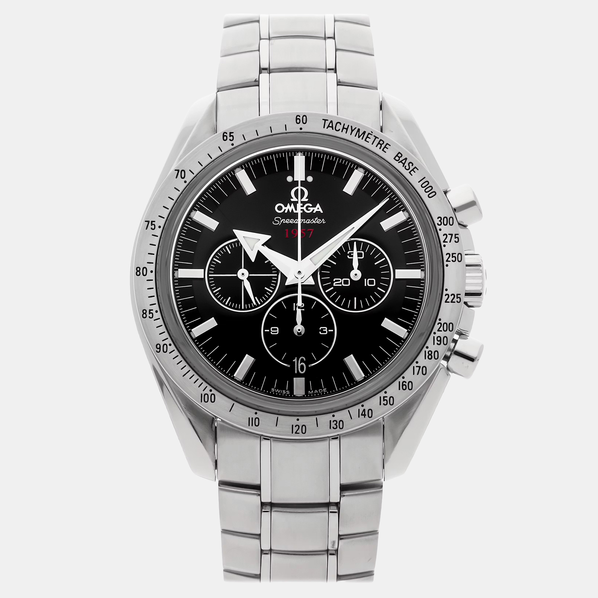 

Pre-Owned Omega Speedmaster Broad Arrow Chronograph 321.10.42.50.01.001 Automatic 42 mm, Black