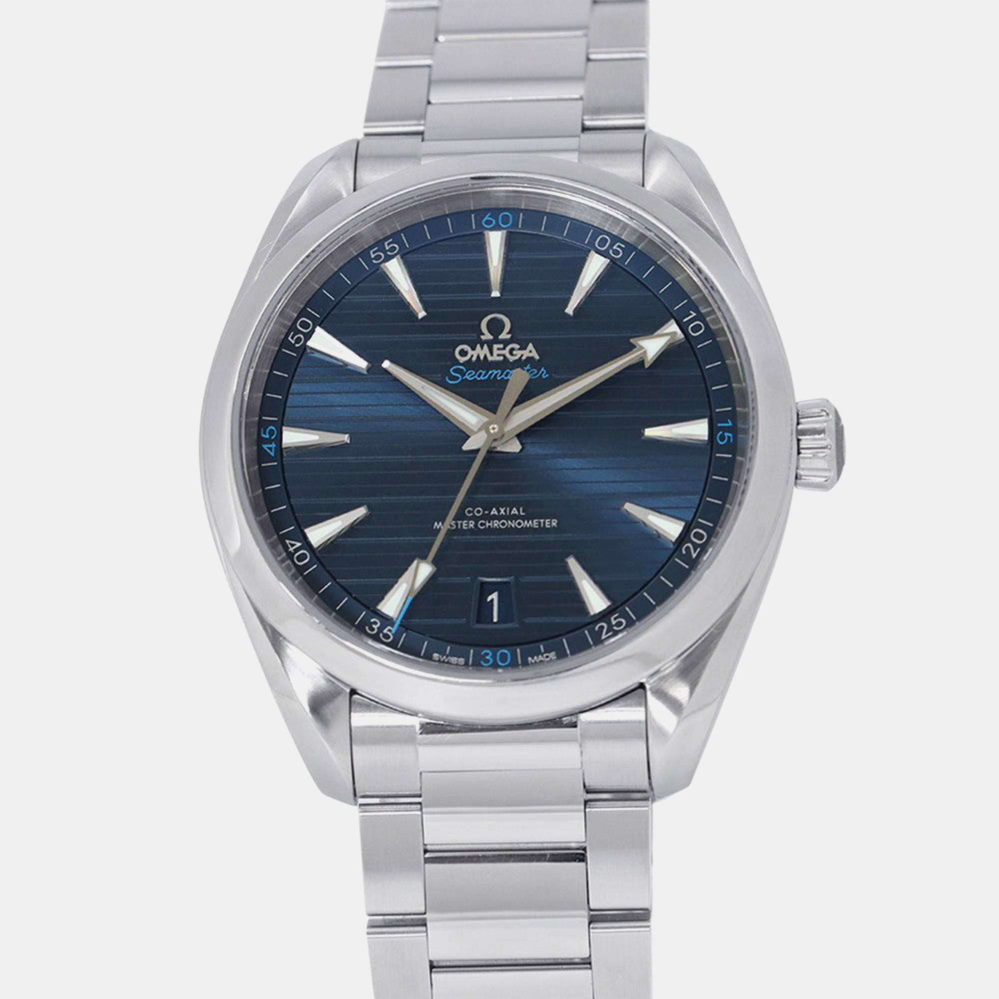 Omega Seamaster Aqua Terra 220.10.41.21.03.001 Automatic Blue Stainless Steel Men’s Wristwatch 41 mm