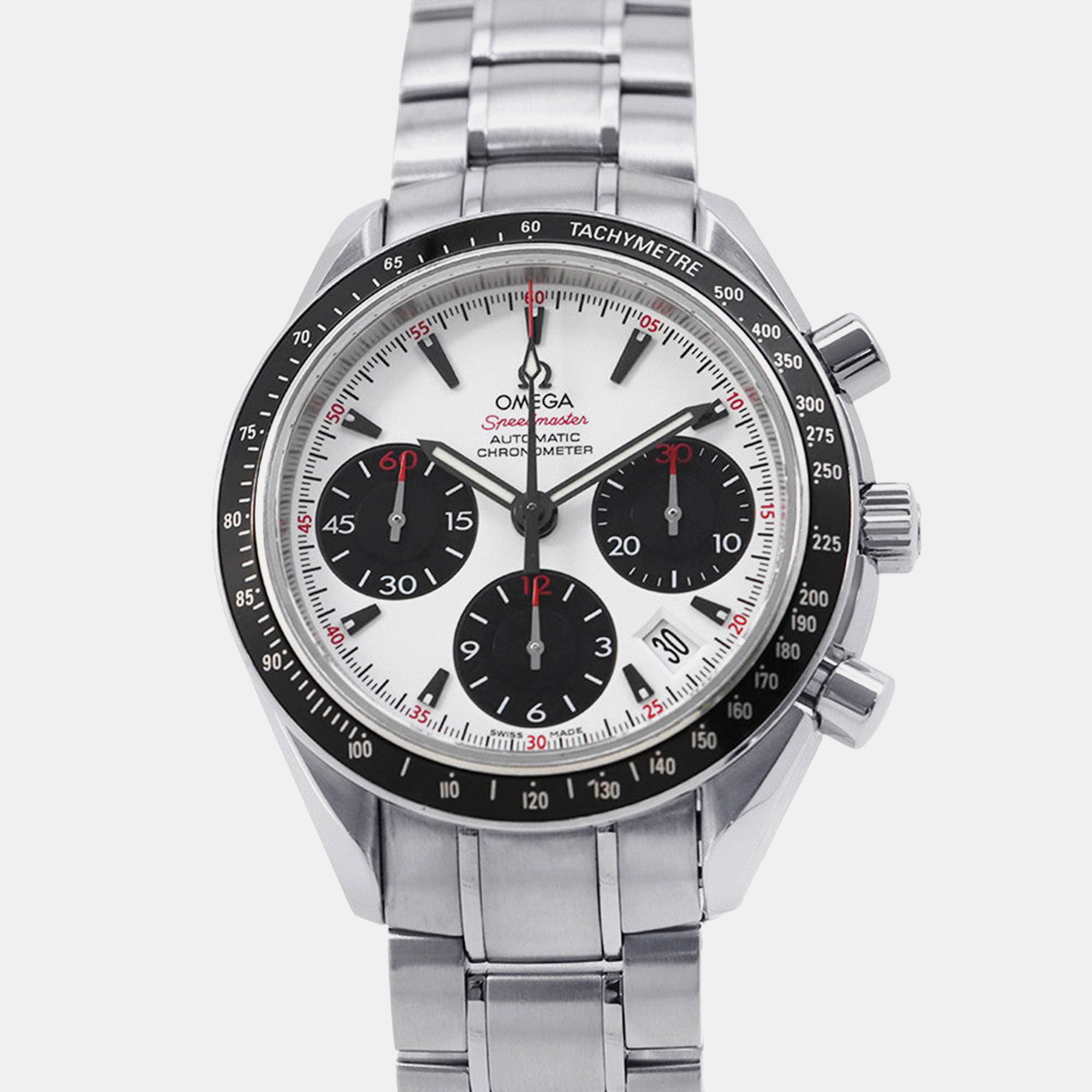 Omega Speedmaster 323.30.40.40.04.001 Automatic White Stainless Steel Men’s Wristwatch 40 mm