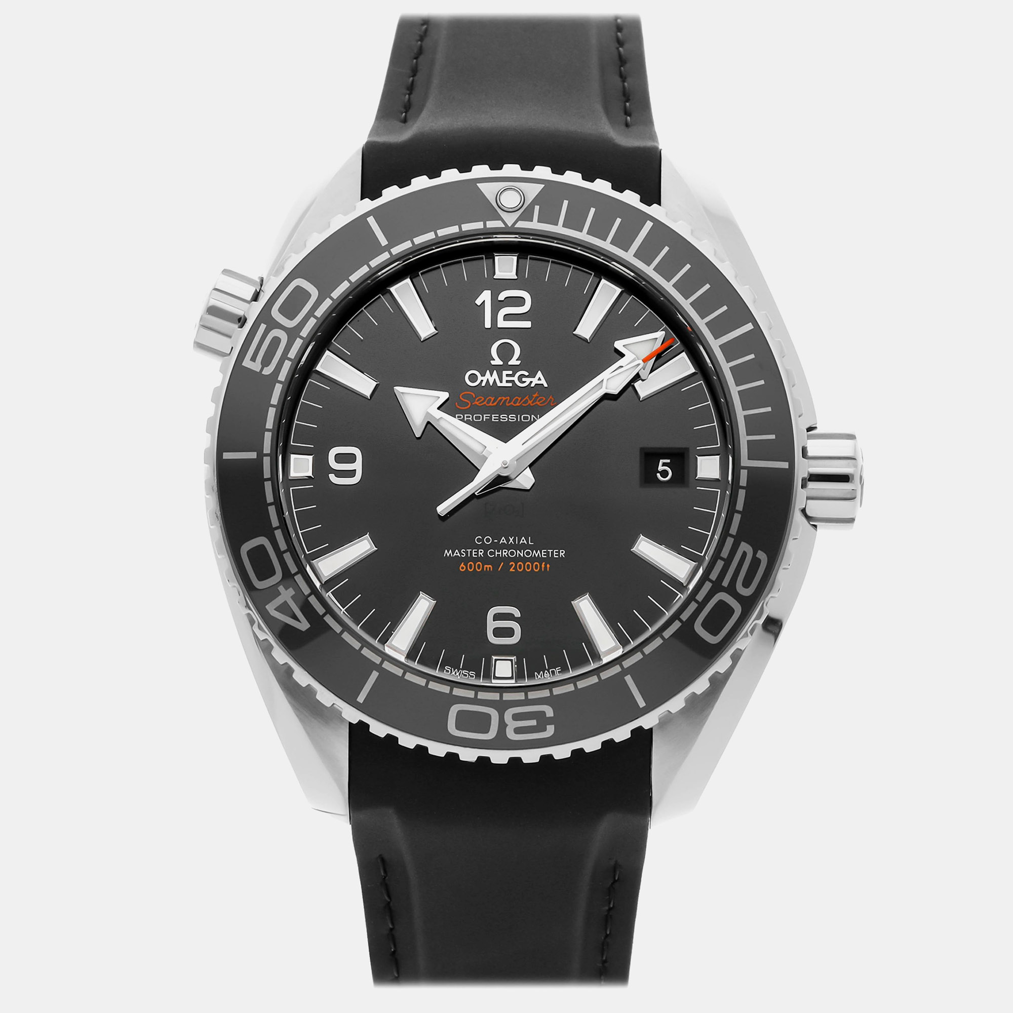 

Omega Seamaster Planet Ocean 600M 215.33.44.21.01.001 Automatic Stainless Steel Men's Wristwatch 43 mm, Black