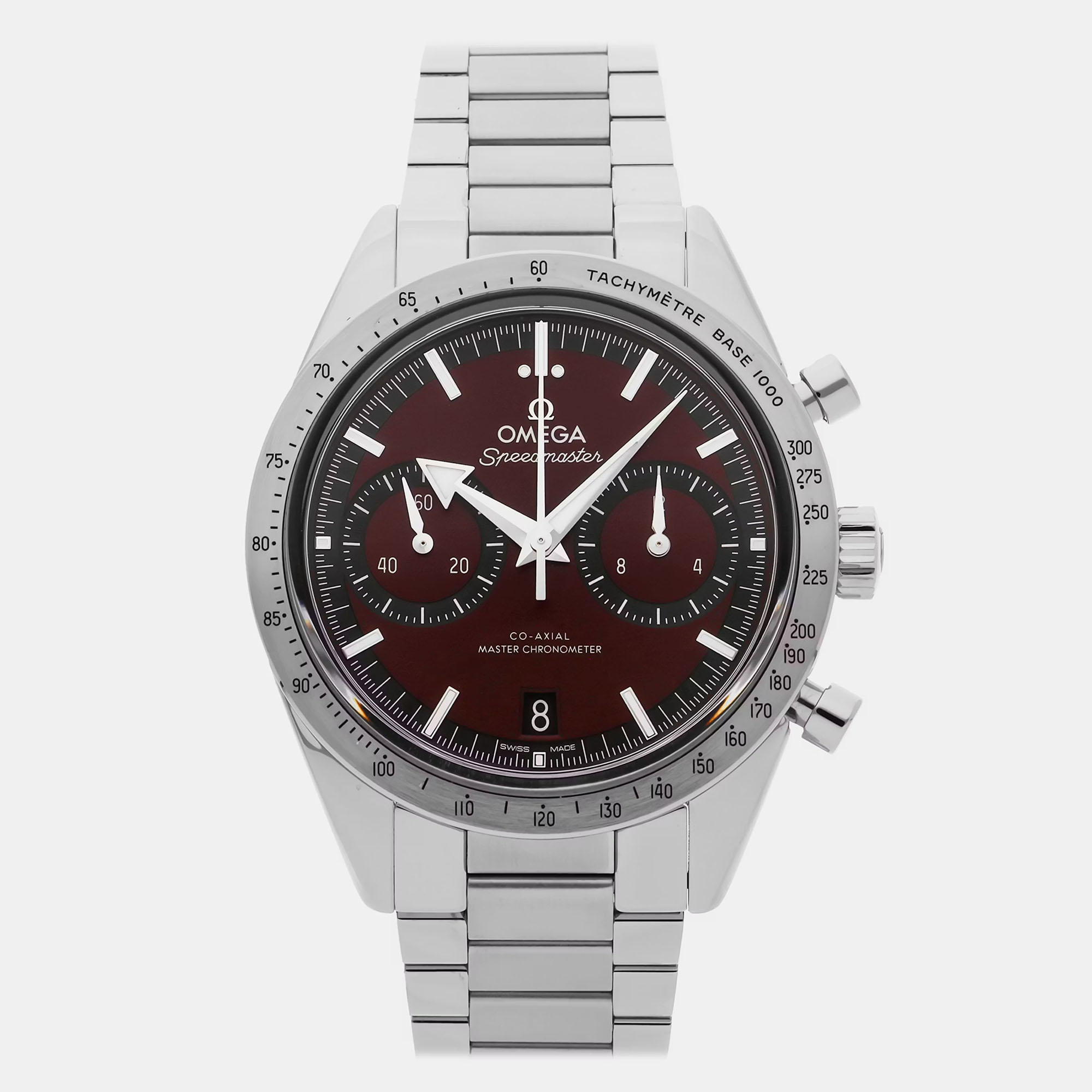 

Pre-Owned Omega Speedmaster '57 Chronograph 332.10.41.51.11.001, Burgundy