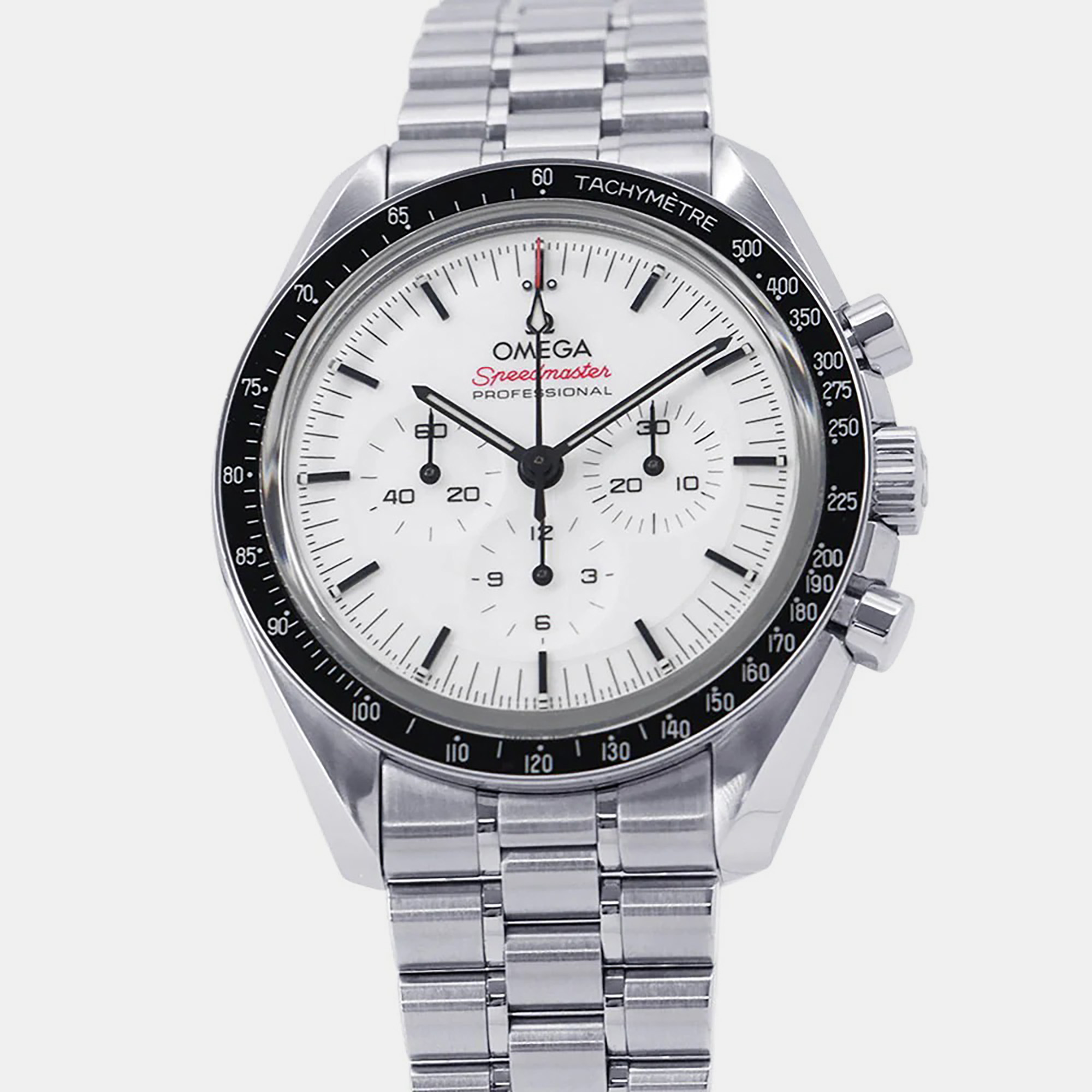 Omega Speedmaster Professional Moonwatch 310.30.42.50.04.001 White Stainless Steel Manual Winding Men’s Wristwatch 42 mm