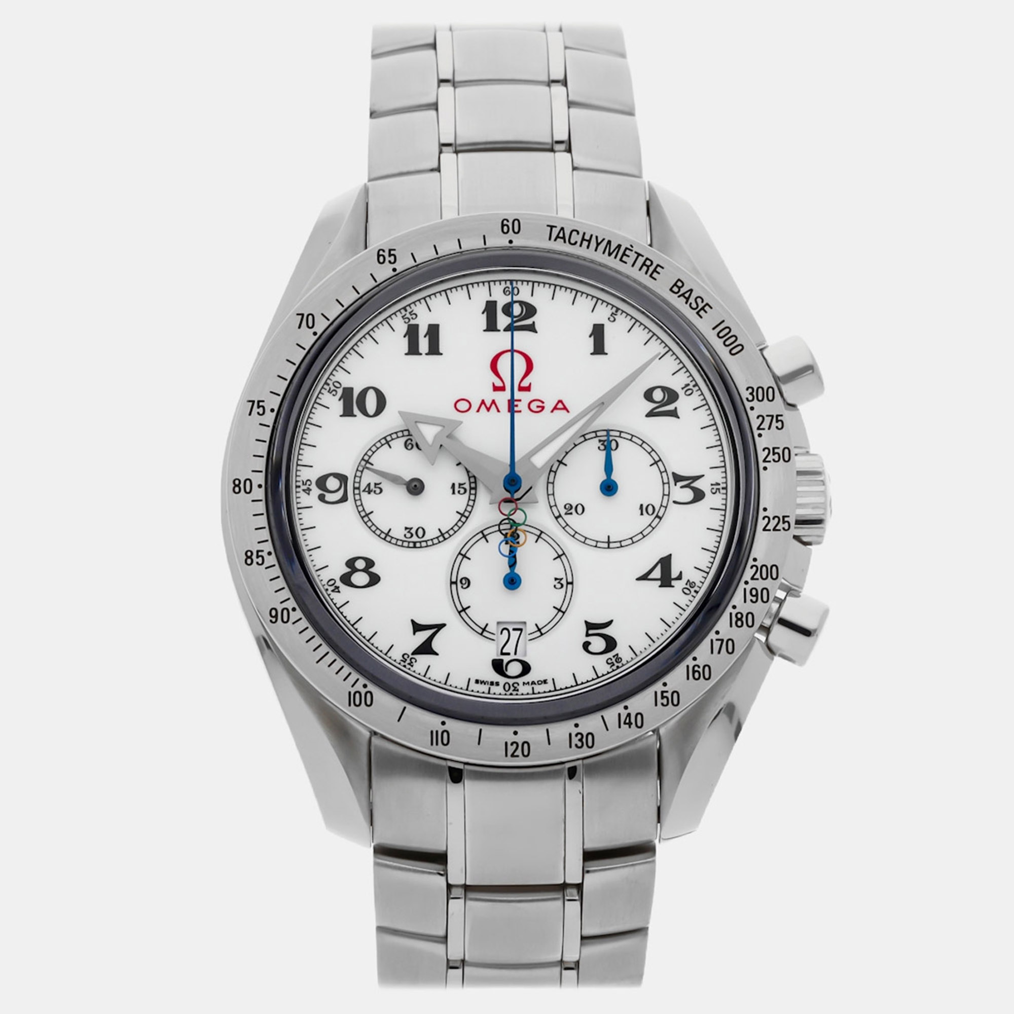 

Pre-Owned Omega Specialities Olympic Games Collection 321.10.42.50.04.001, White