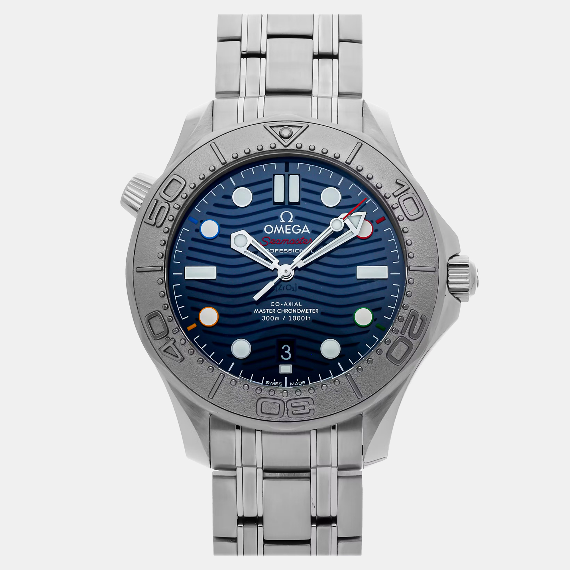 Pre-Owned Omega Seamaster Diver 300M “Beijing 2022” 522.30.42.20.03.001 42 mm