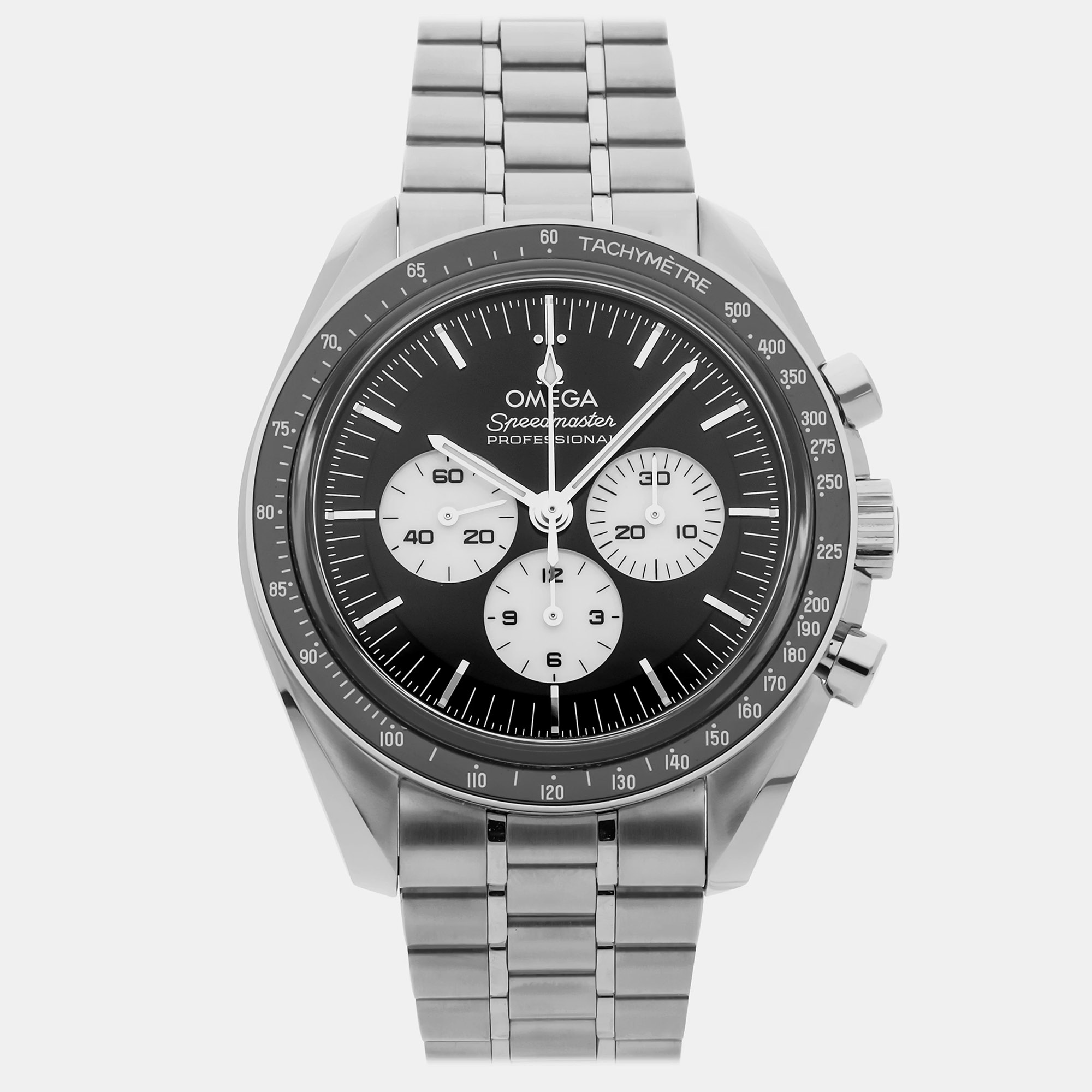 Omega Speedmaster Professional Moonwatch 310.30.42.50.01.004 Black Stainless Steel Manual winding Men Wristwatch 42mm