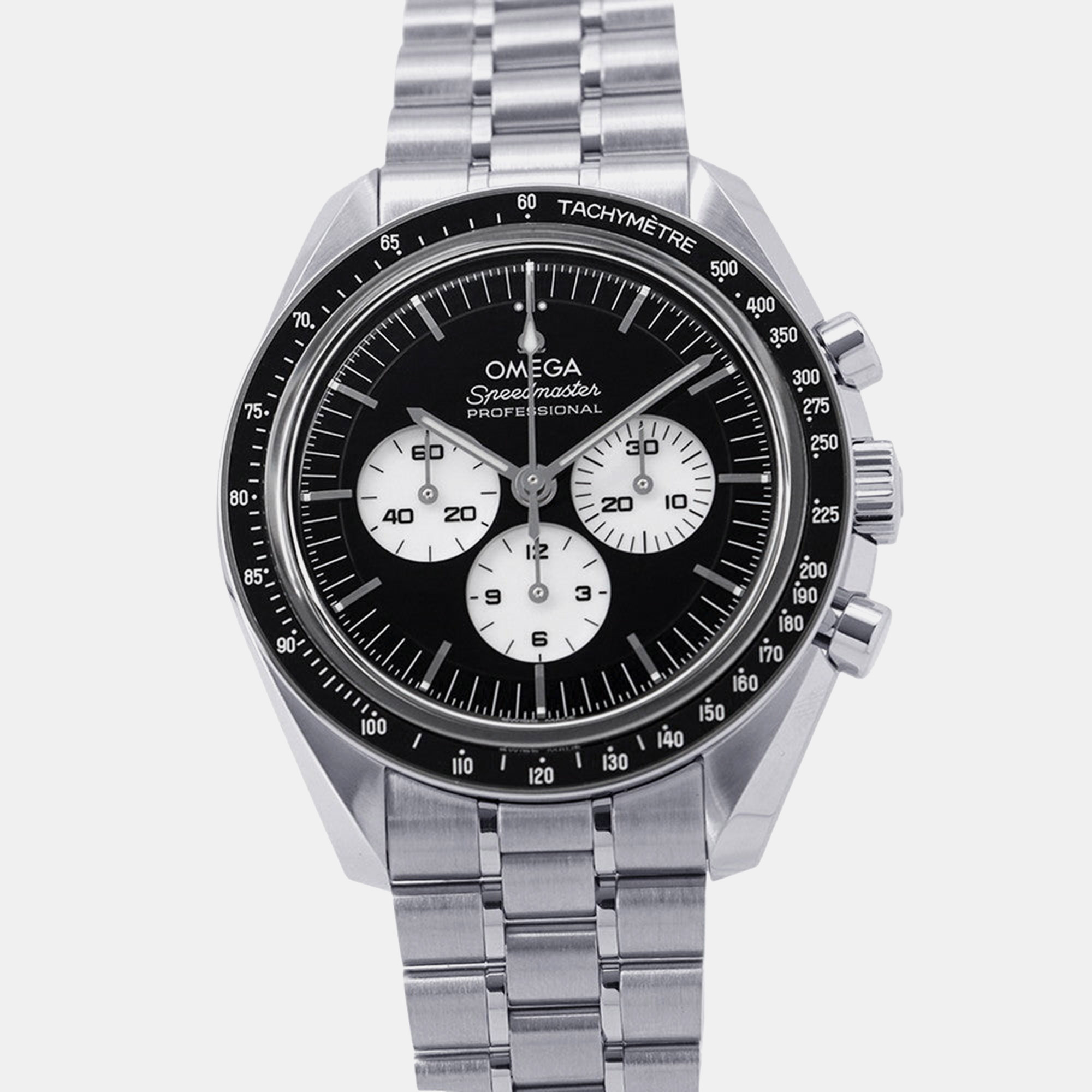 Omega Speedmaster Professional Moonwatch 310.30.42.50.01.004 Black Stainless Steel Manual Winding Men Wristwatch 42mm
