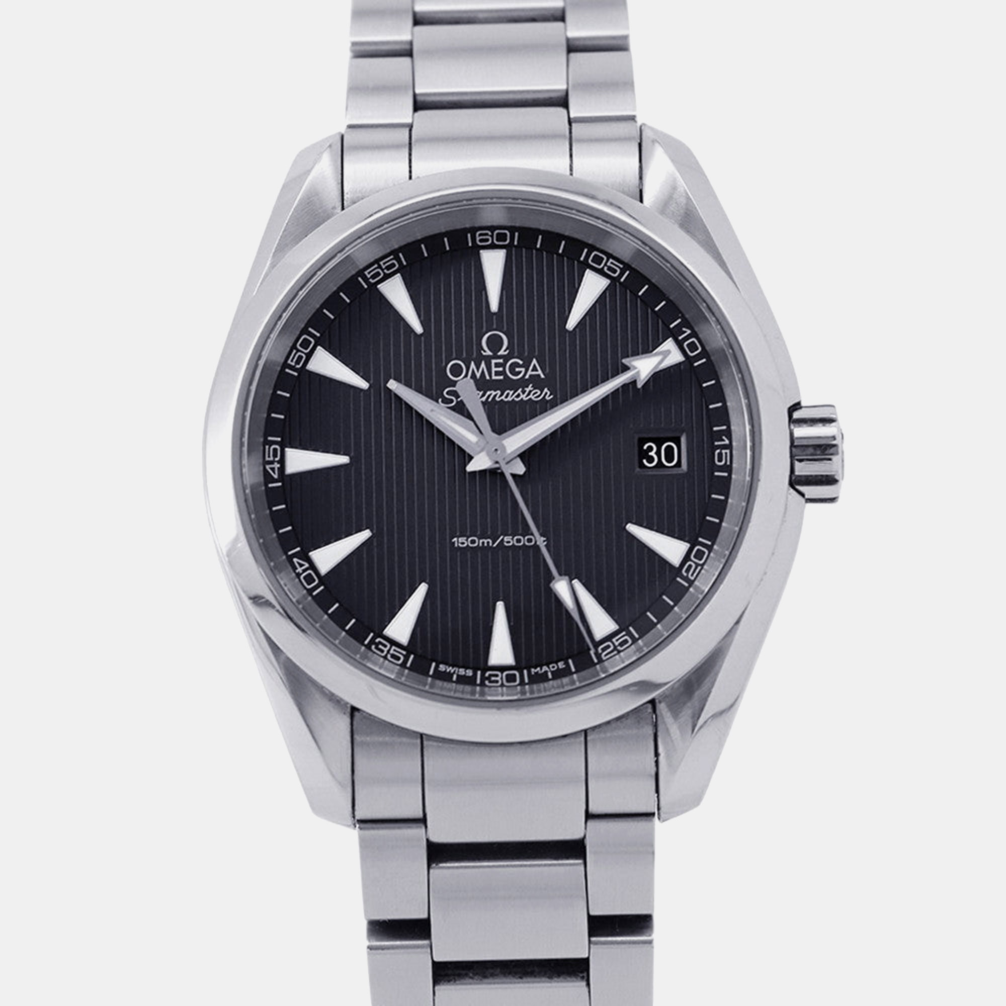 

Omega Seamaster Aqua Terra 231.10.39.60.06.001 Black Stainless Steel Quartz Men Wristwatch