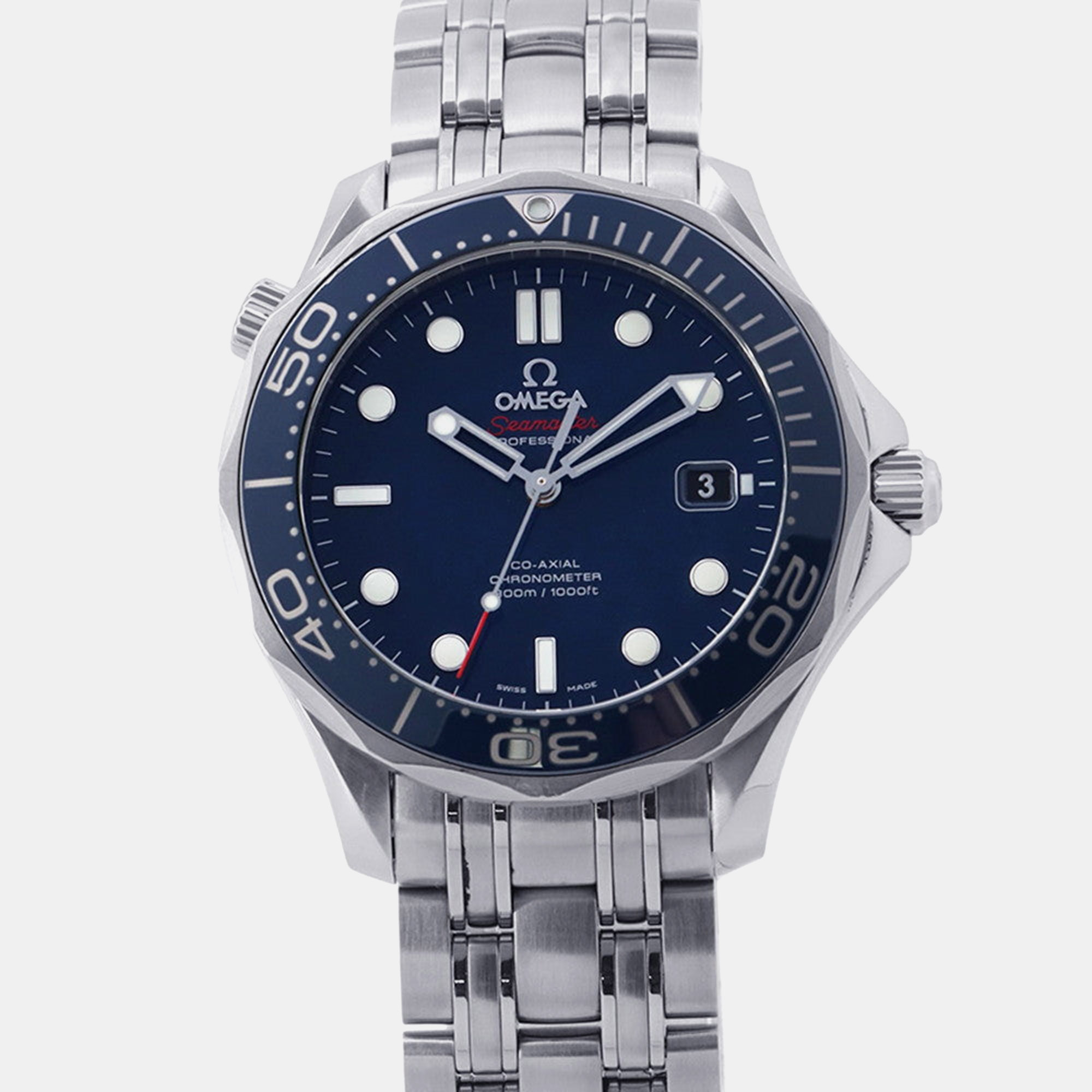 Omega Seamaster 300M 212.30.41.20.03.001 Blue Stainless Steel Automatic Men’s Wristwatch 41mm