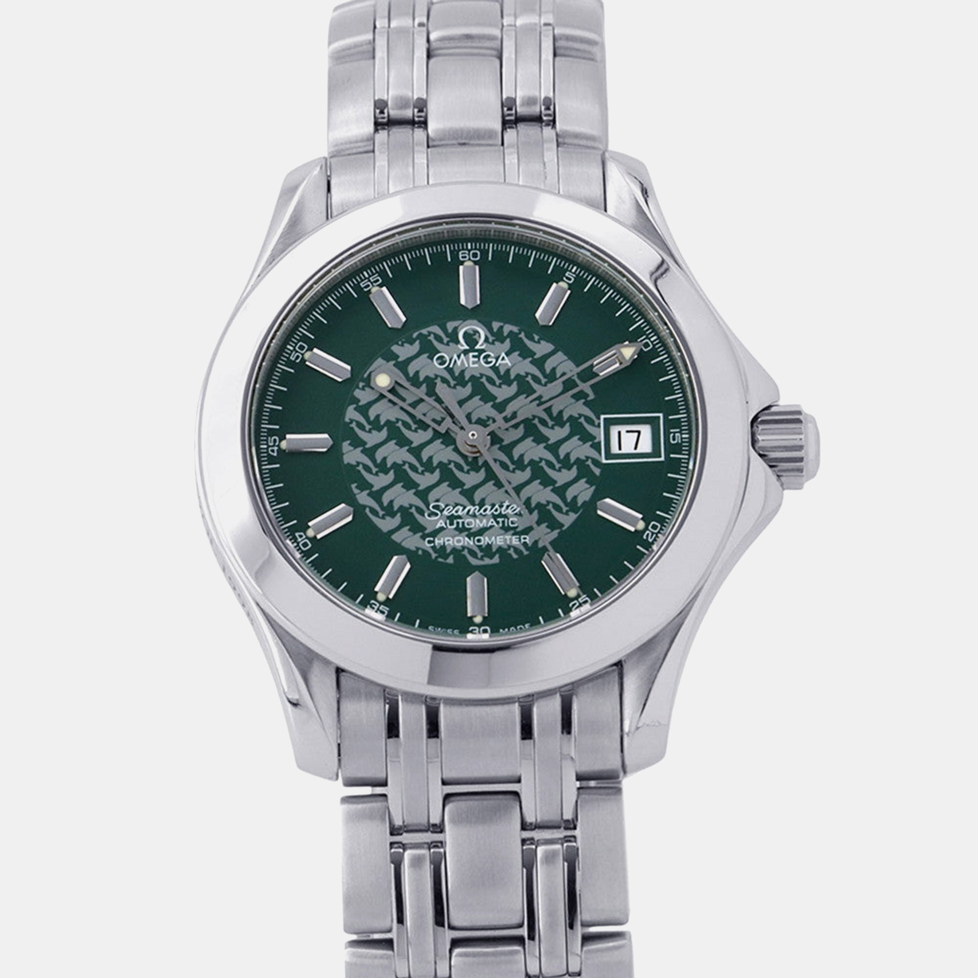 Omega Seamaster 2506.70 Green Stainless Steel Automatic Men’s Wristwatch 36mm