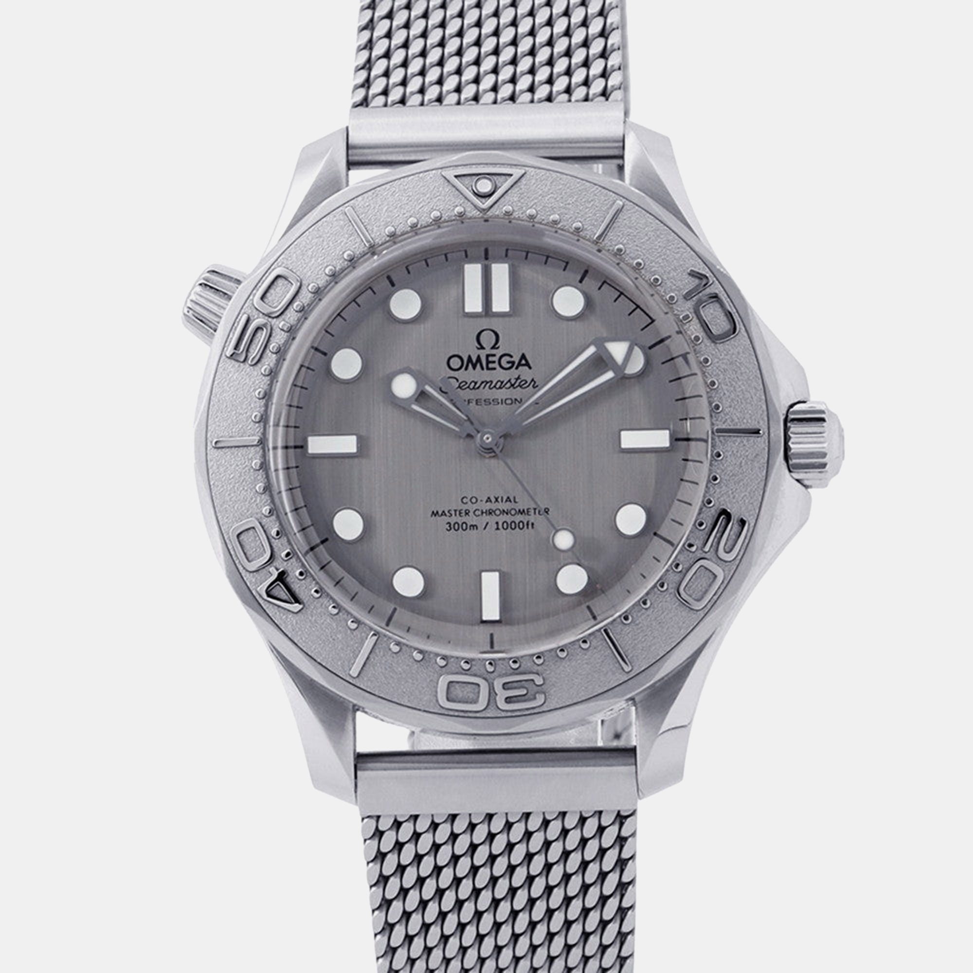 Omega Seamaster Diver 300M Co-Axial 210.30.42.20.06.002 Gray Stainless Steel Automatic Men’s Wristwatch 42mm