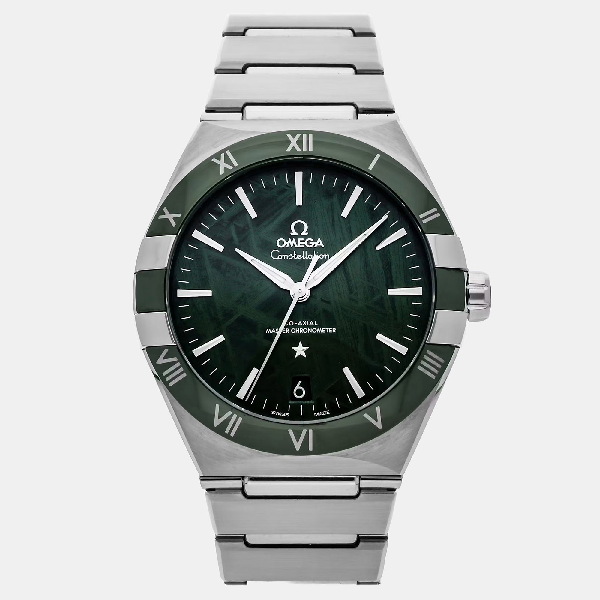 Omega Constellation 131.30.41.21.99.002 Green Stainless Steel Automatic Men’s Wristwatches 41mm
