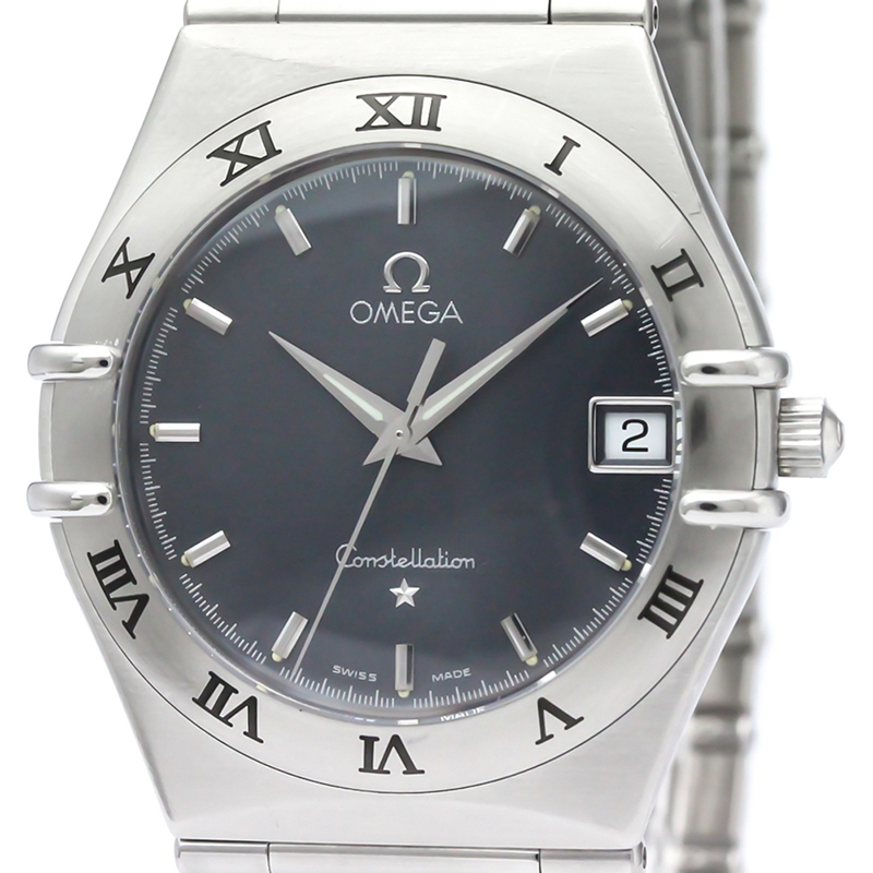

Omega Grey Stainless Steel Constellation Men's Wristwatch