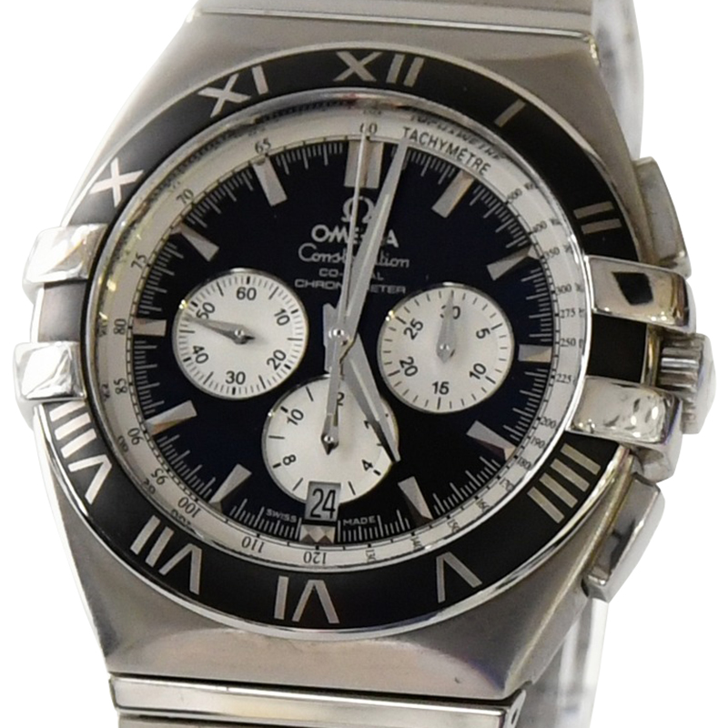

Omega Black Stainless Steel Constellation Special Edition Men's Wristwatch
