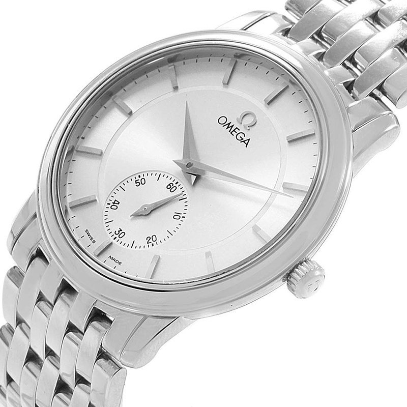 

Omega Silver Stainless Steel De Ville Prestige Small Seconds