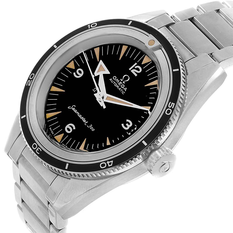 

Omega Black Stainless Steel Seamaster