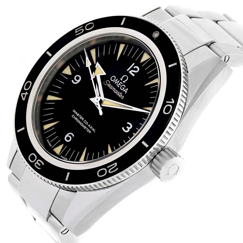 

Omega Black Stainless Steel Seamaster